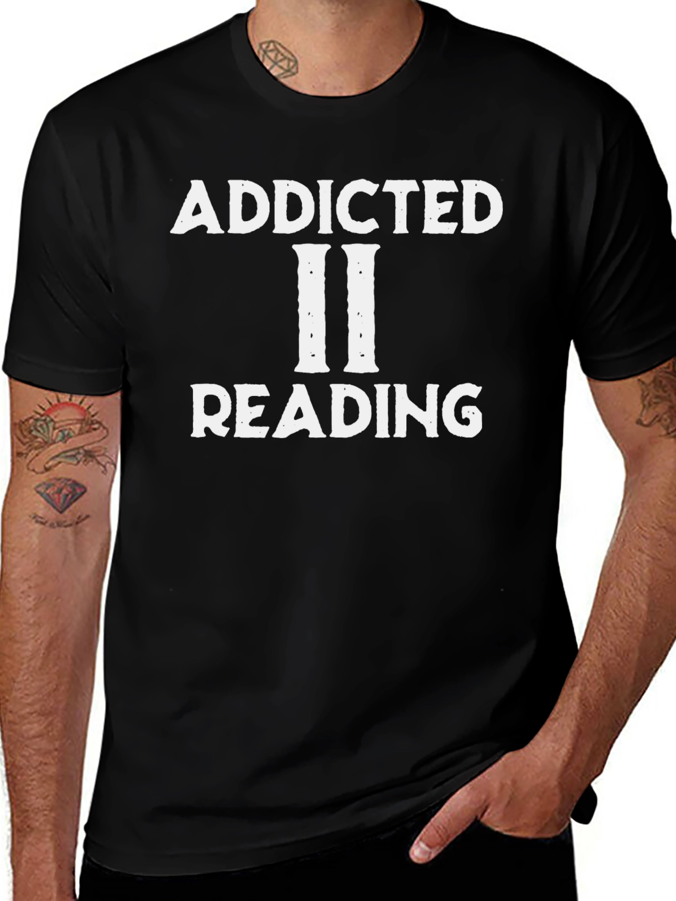 Addicted II Reading T-Shirt - Black