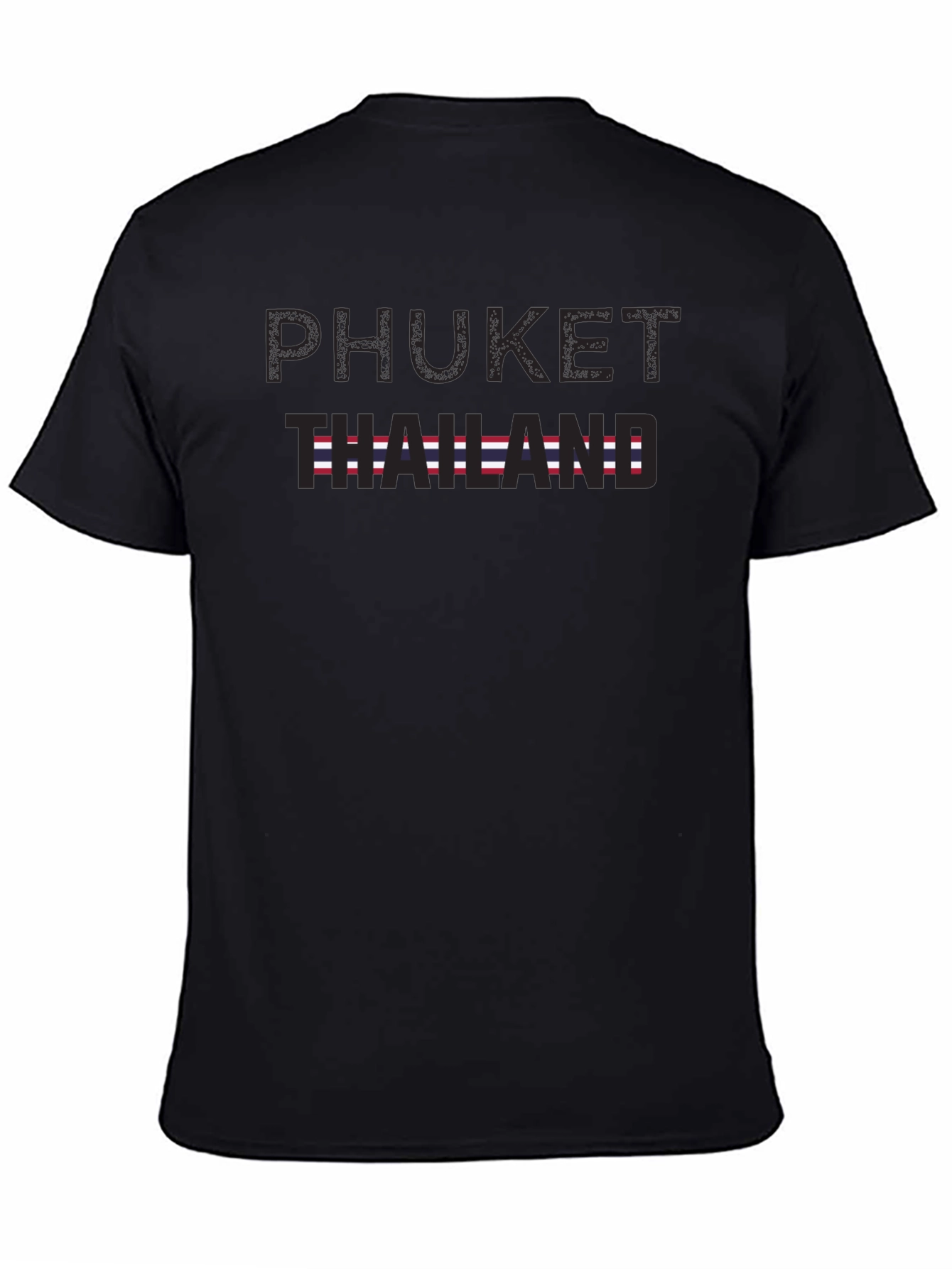 Phuket Thailand Graphic Tee - Mens Black T-Shirt