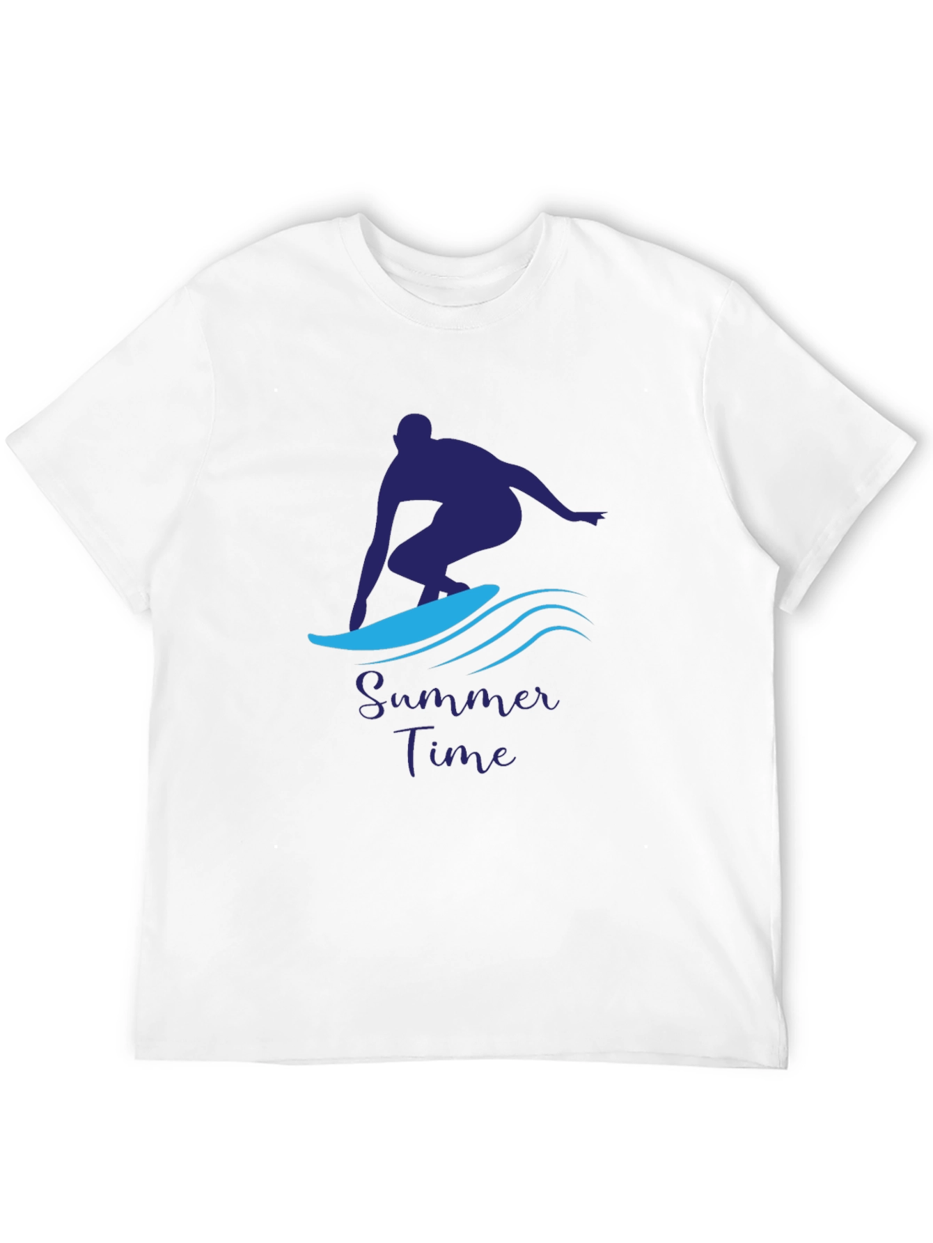 Summer Time Surfer Graphic T-Shirt