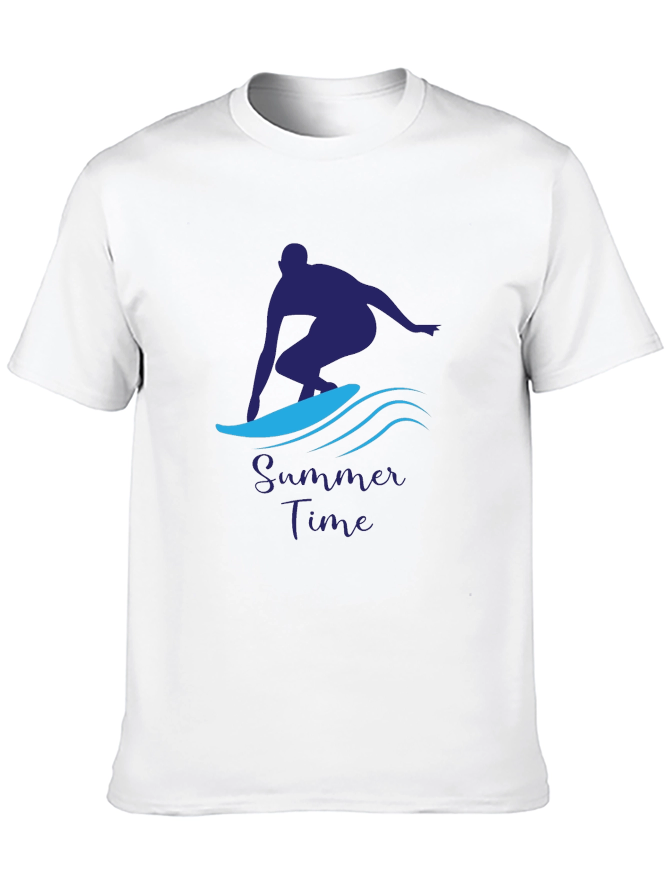 Summer Time Surfer Graphic T-Shirt