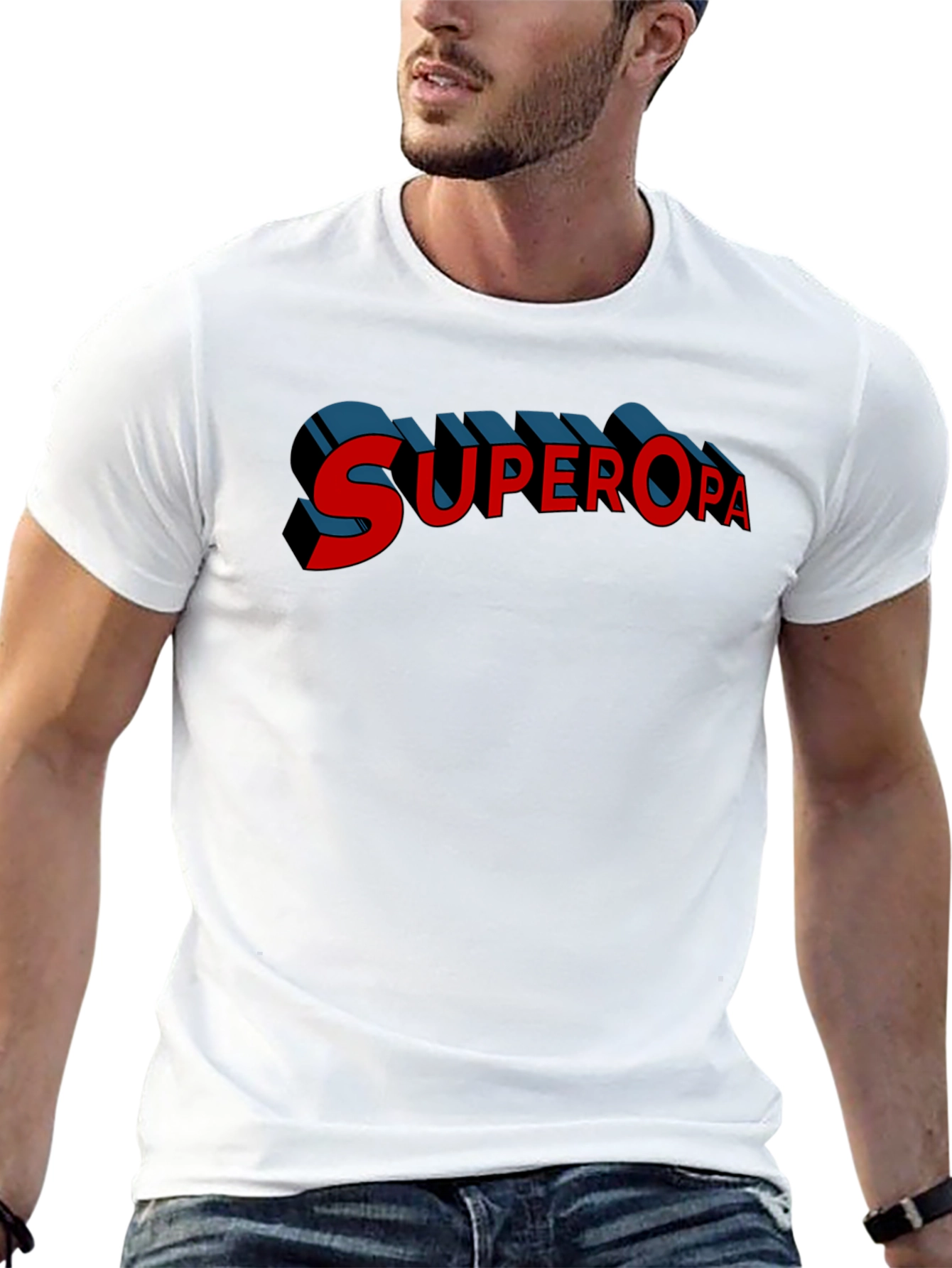 Super Opa T-Shirt - Fun Graphic Tee