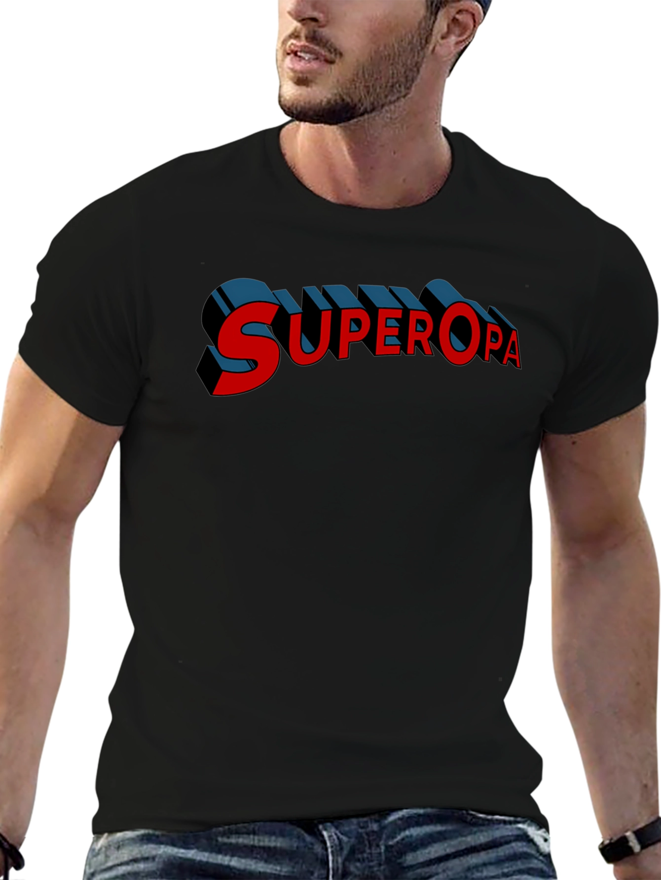 Super Opa T-Shirt - Fun Graphic Tee