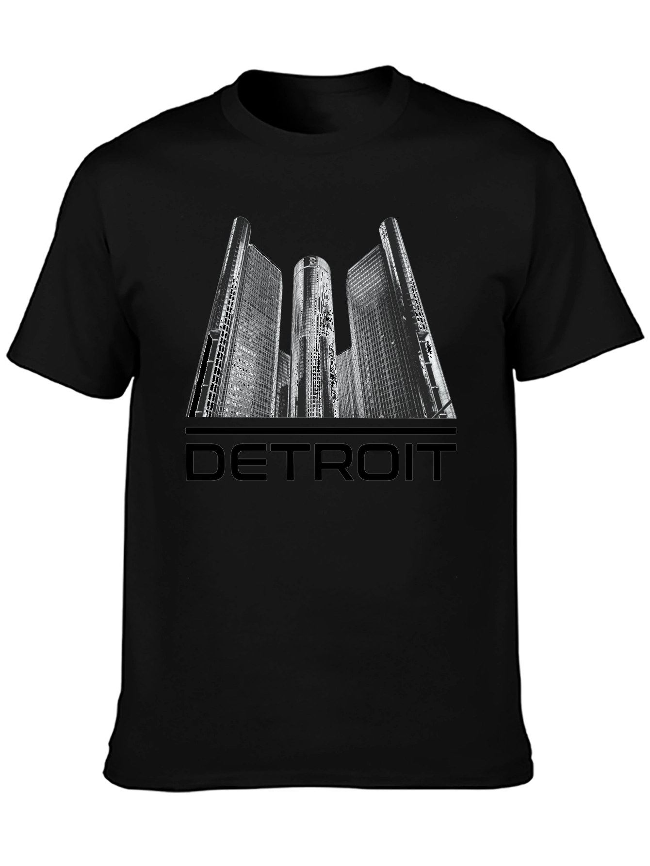 Detroit Skyline Graphic T-Shirt