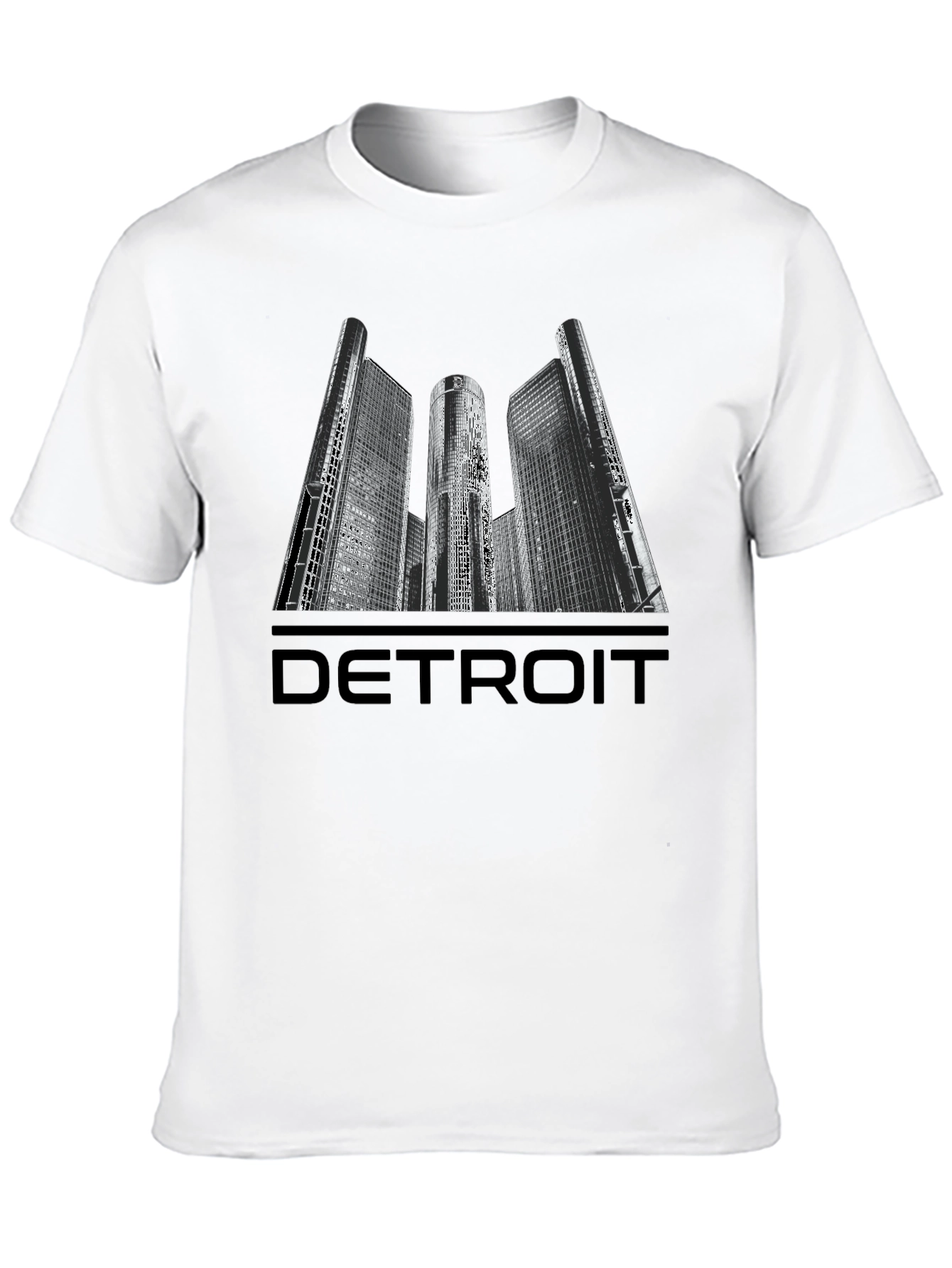 Detroit Skyline Graphic T-Shirt