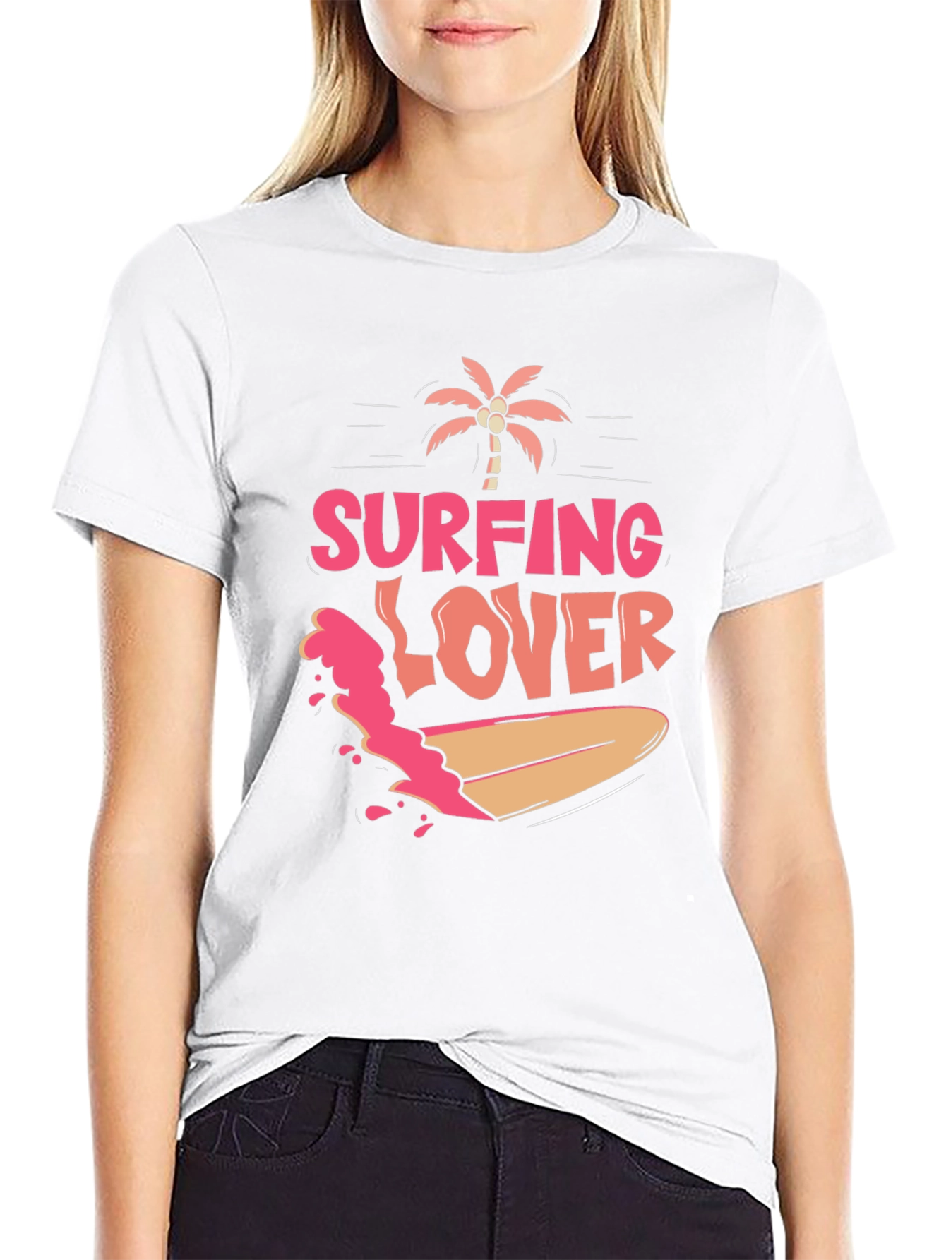 Surfing Lover Graphic Tee - Island Vibes