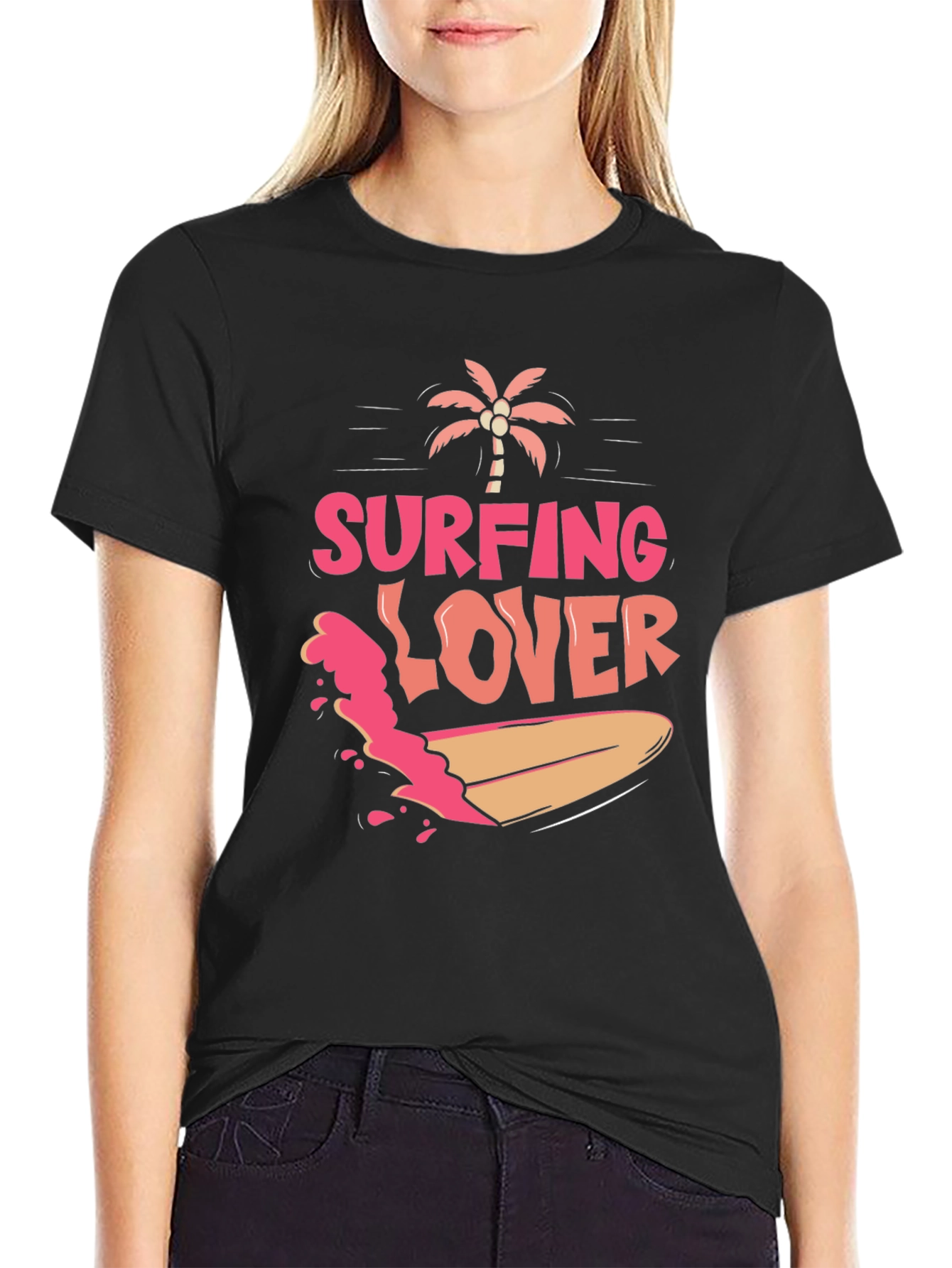 Surfing Lover Graphic Tee - Island Vibes