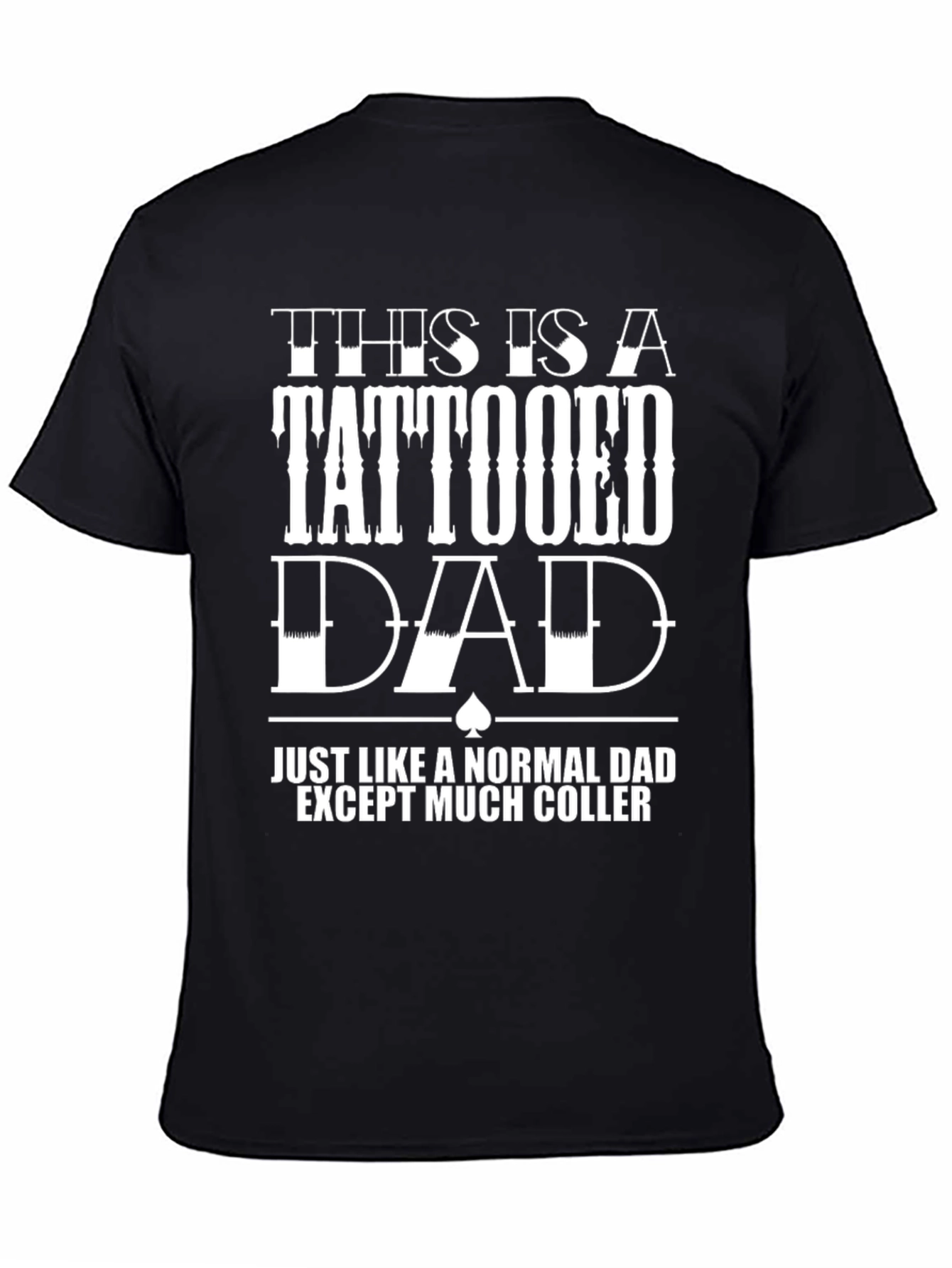 Tattooed Dad Graphic T-Shirt - Cool Dad Tee