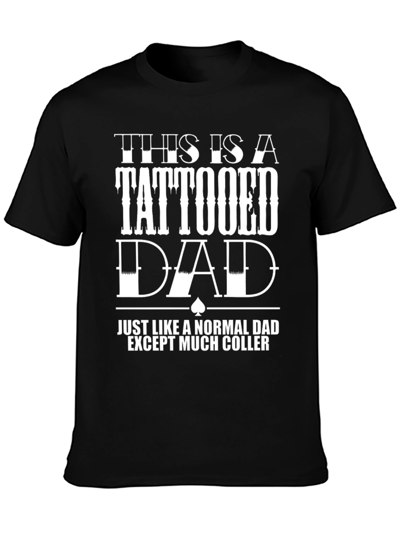 Tattooed Dad Graphic T-Shirt - Cool Dad Tee