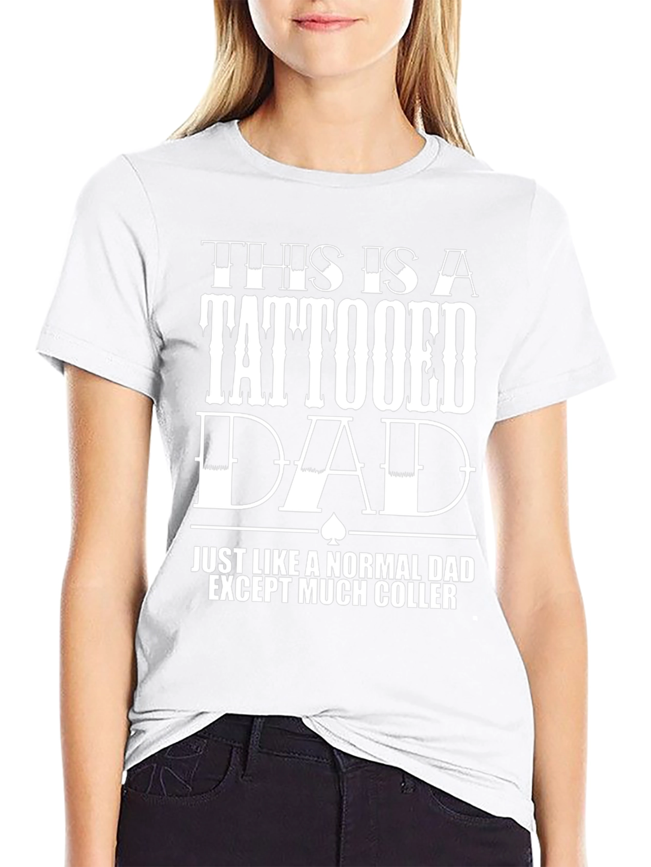 Tattooed Dad Graphic T-Shirt - Cool Dad Tee