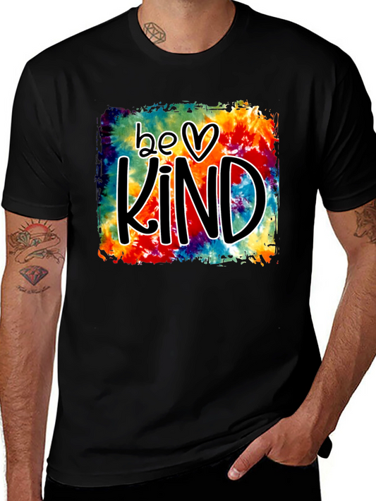 Be Kind Tie-Dye Graphic T-Shirt