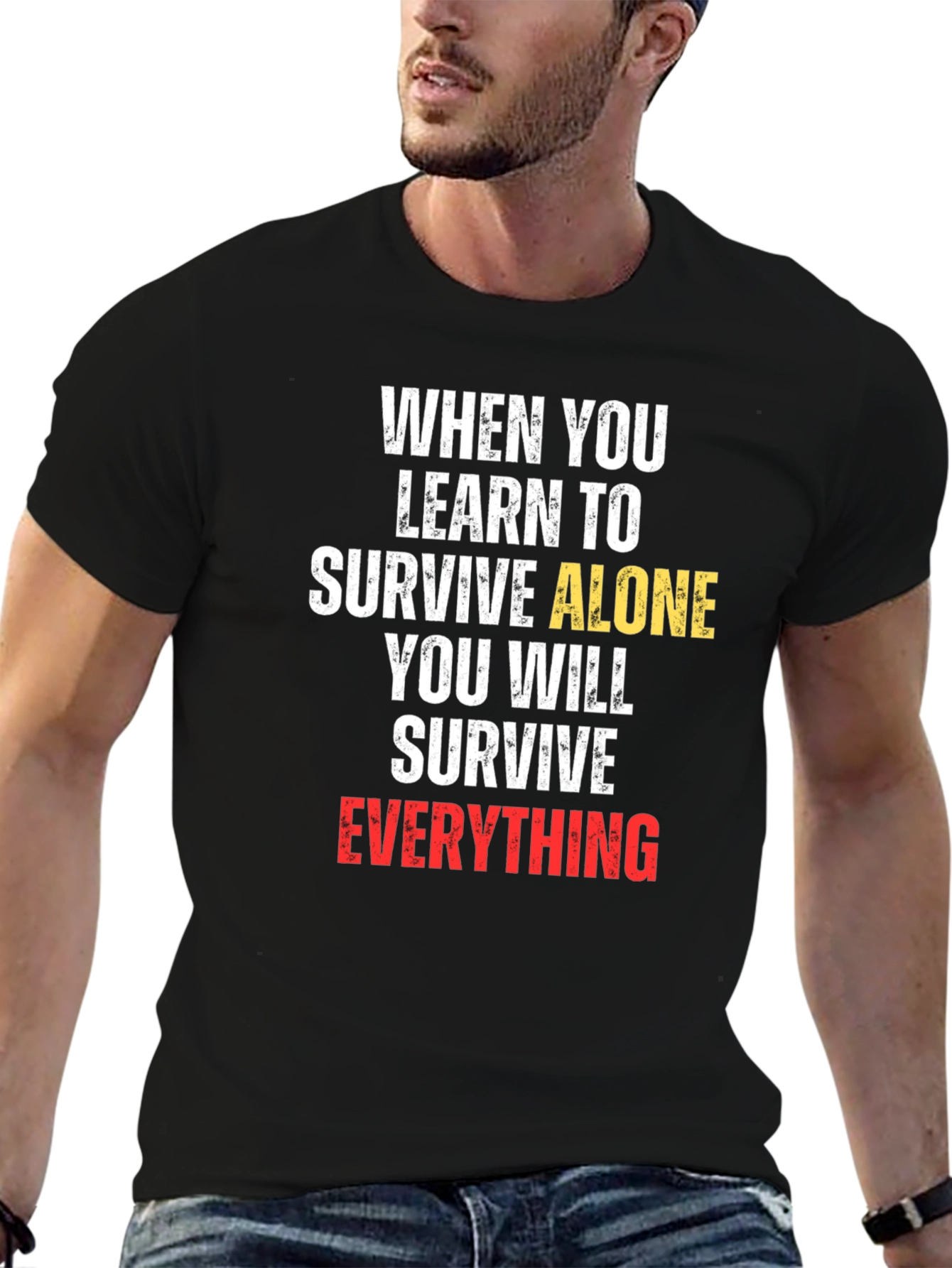 Survive Alone Graphic Tee
