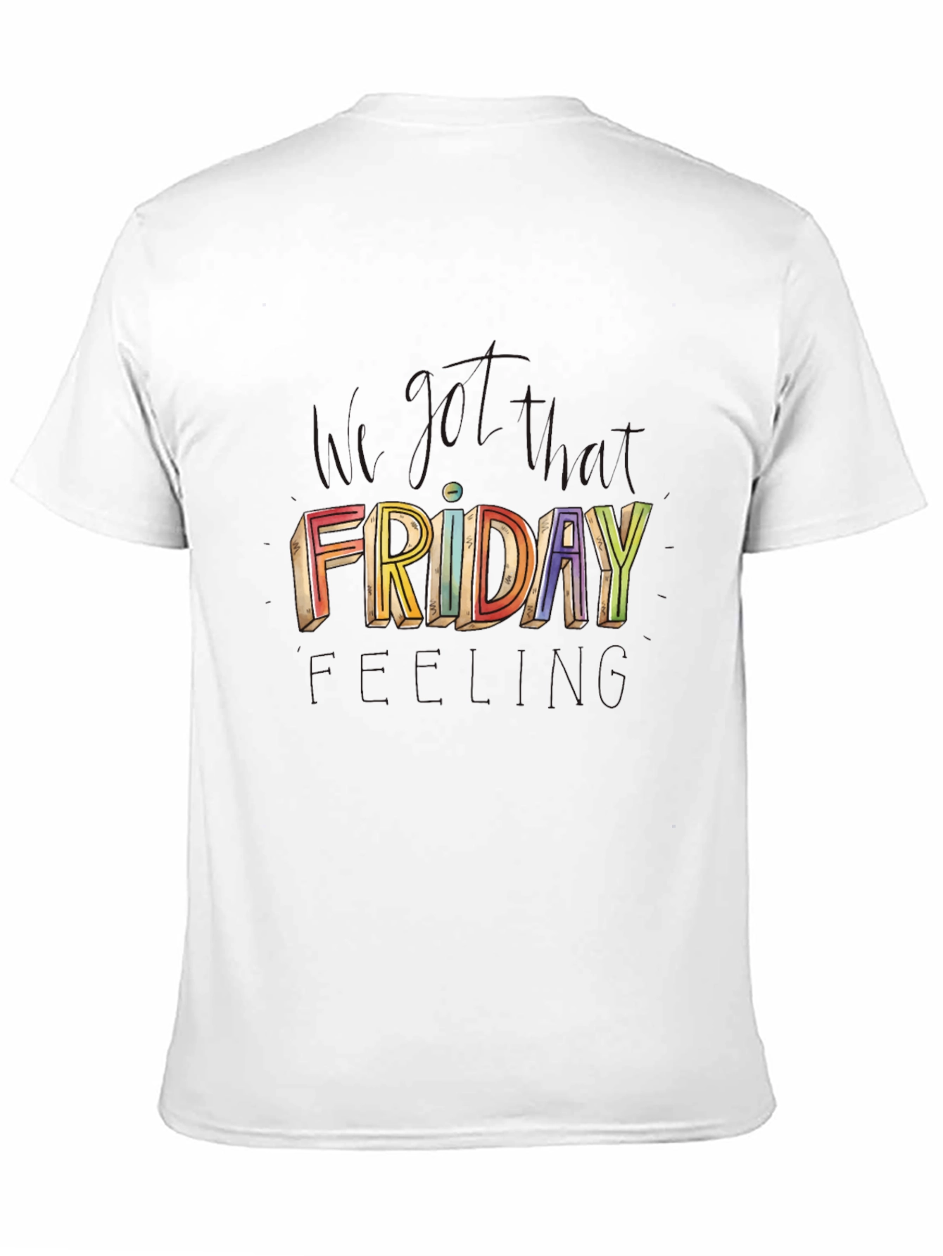 Colorful Friday Graphic T-Shirt