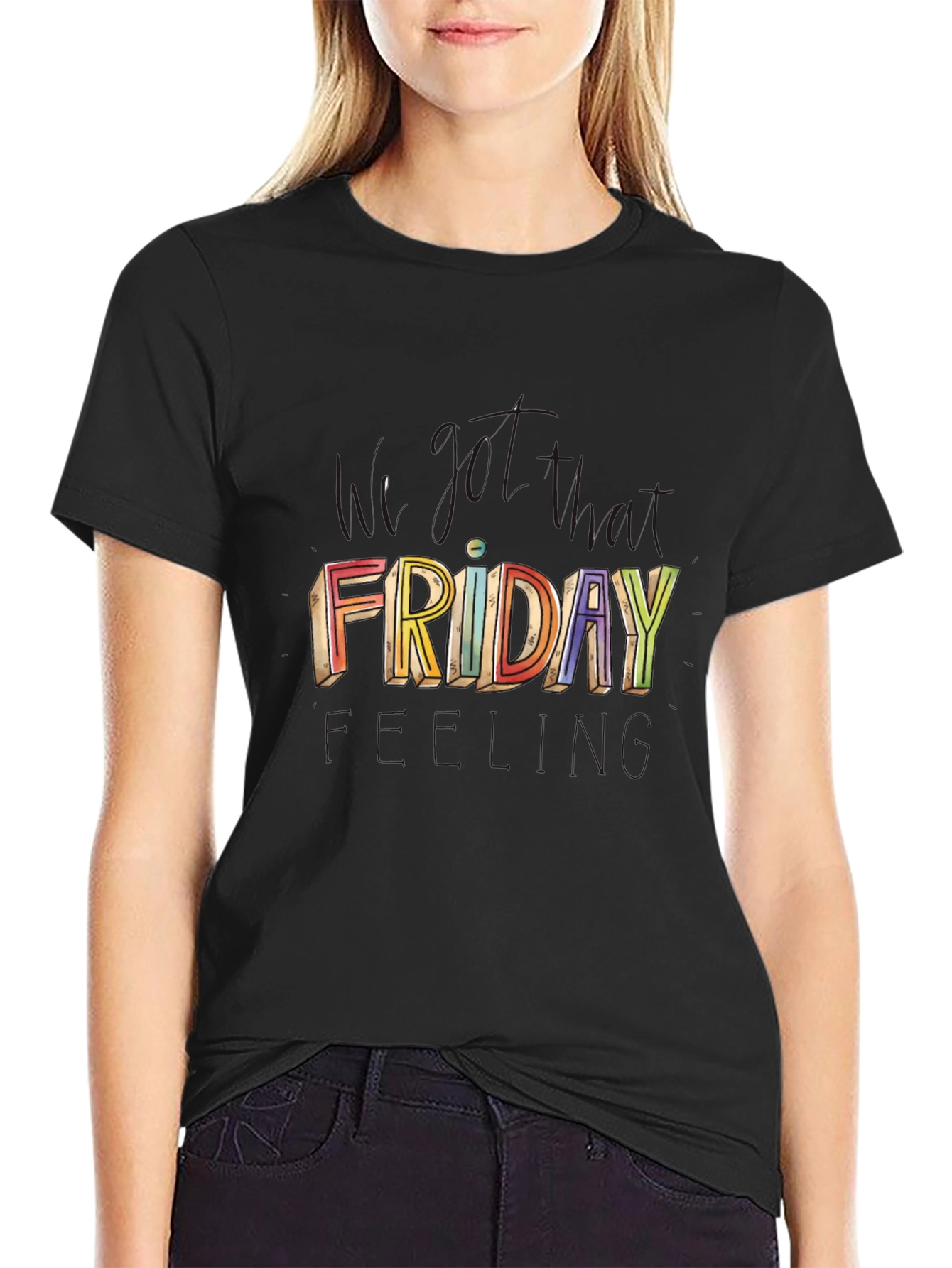 Colorful Friday Graphic T-Shirt