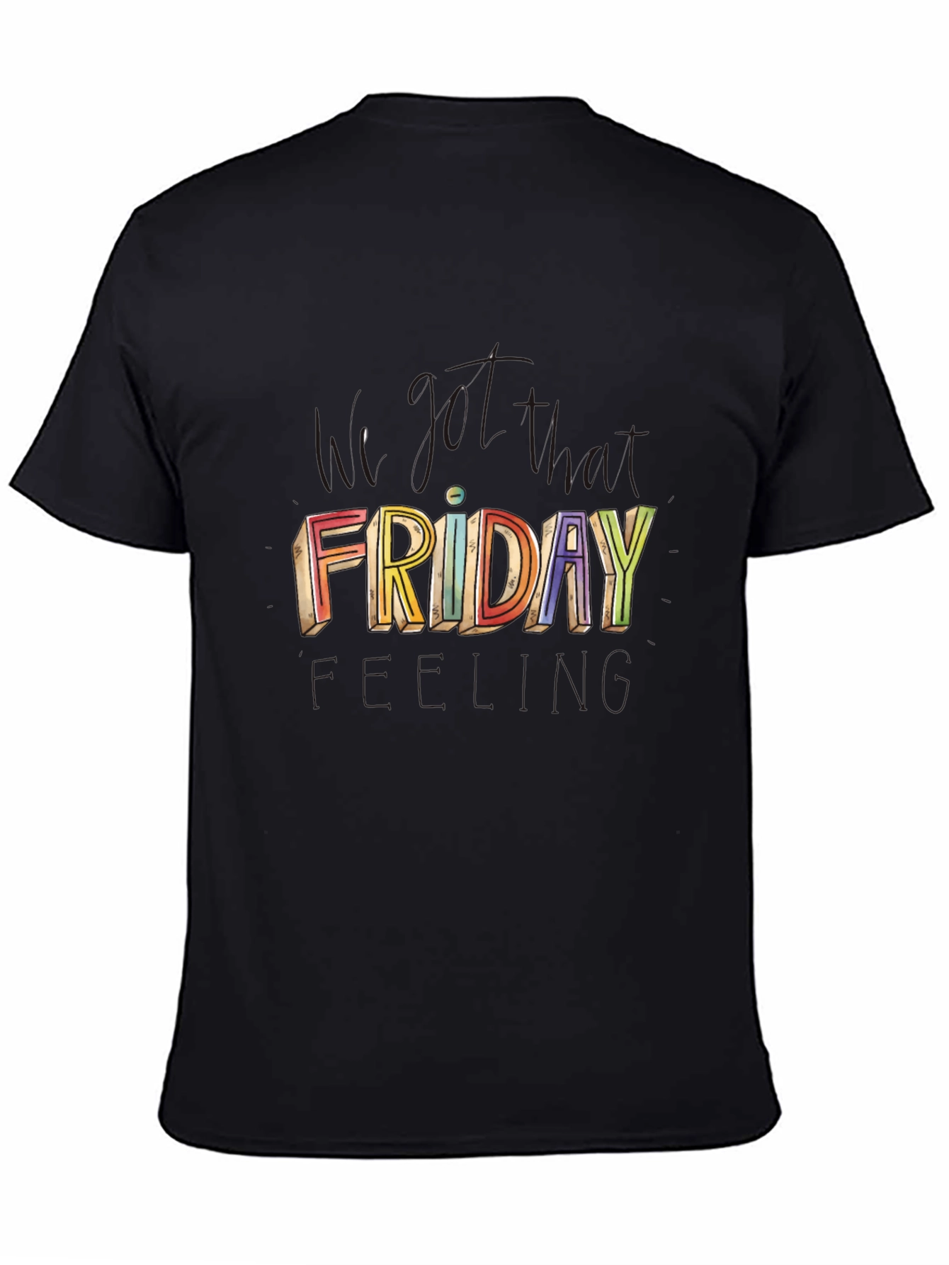 Colorful Friday Graphic T-Shirt