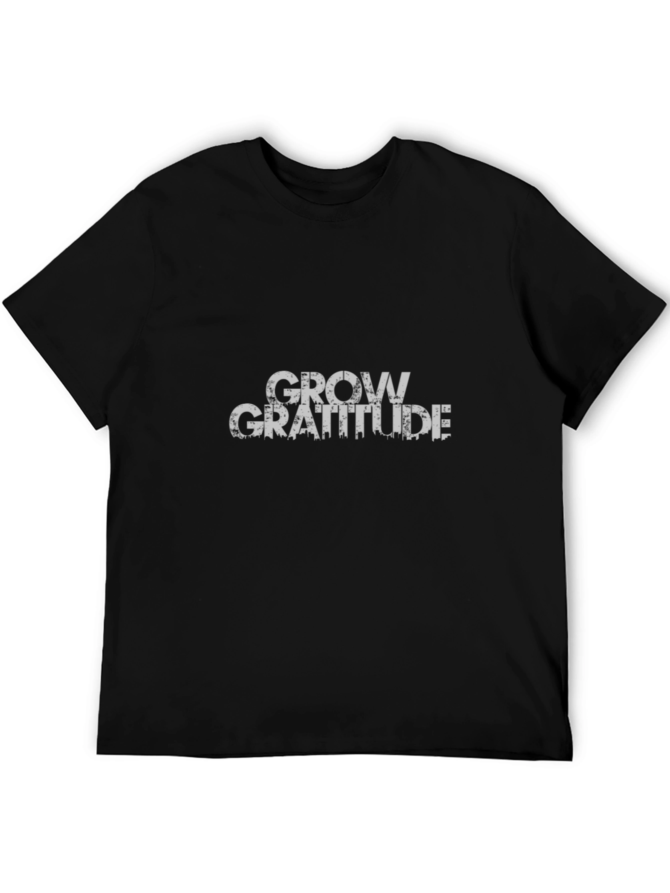 Grow Gratitude Black Graphic Tee