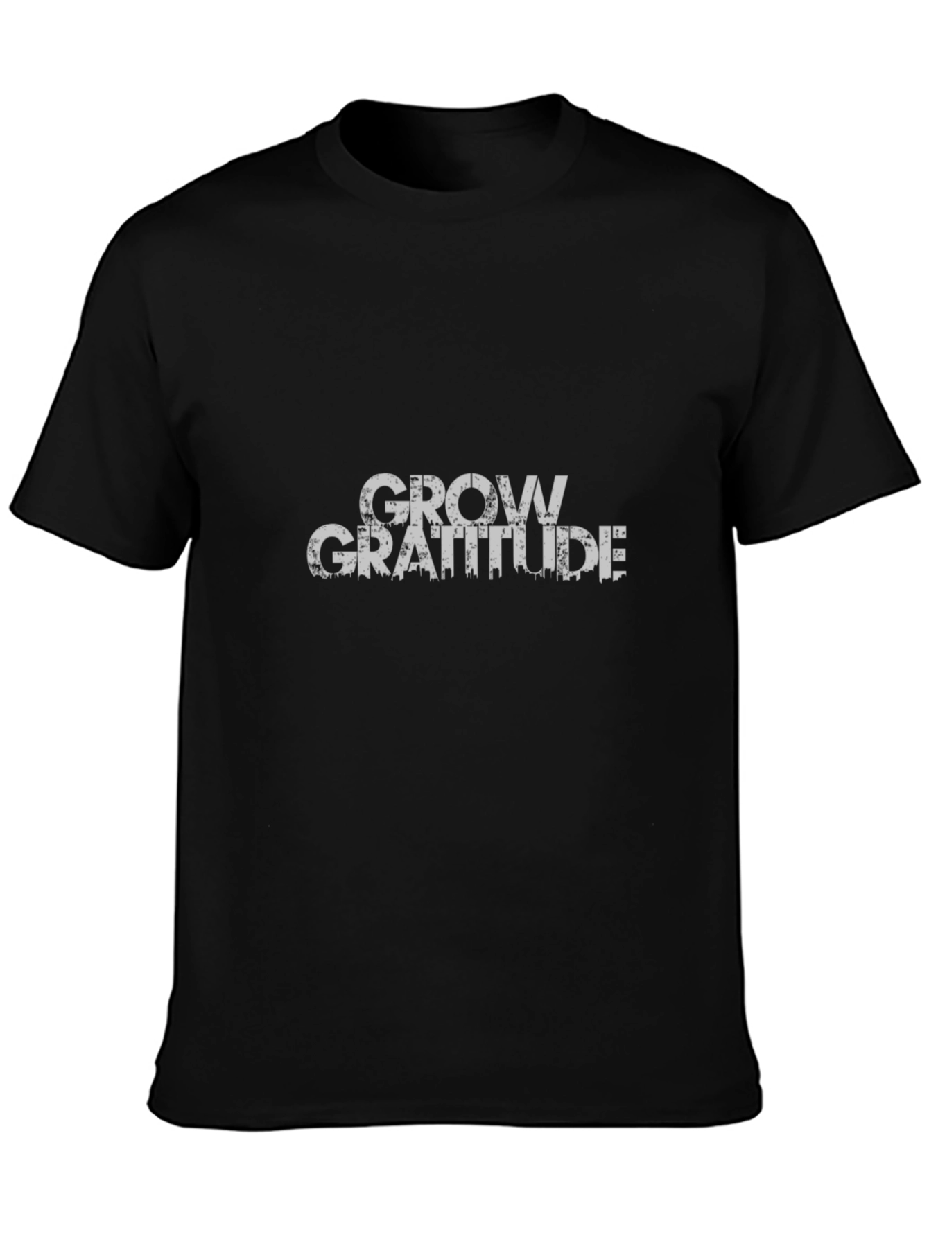 Grow Gratitude Black Graphic Tee