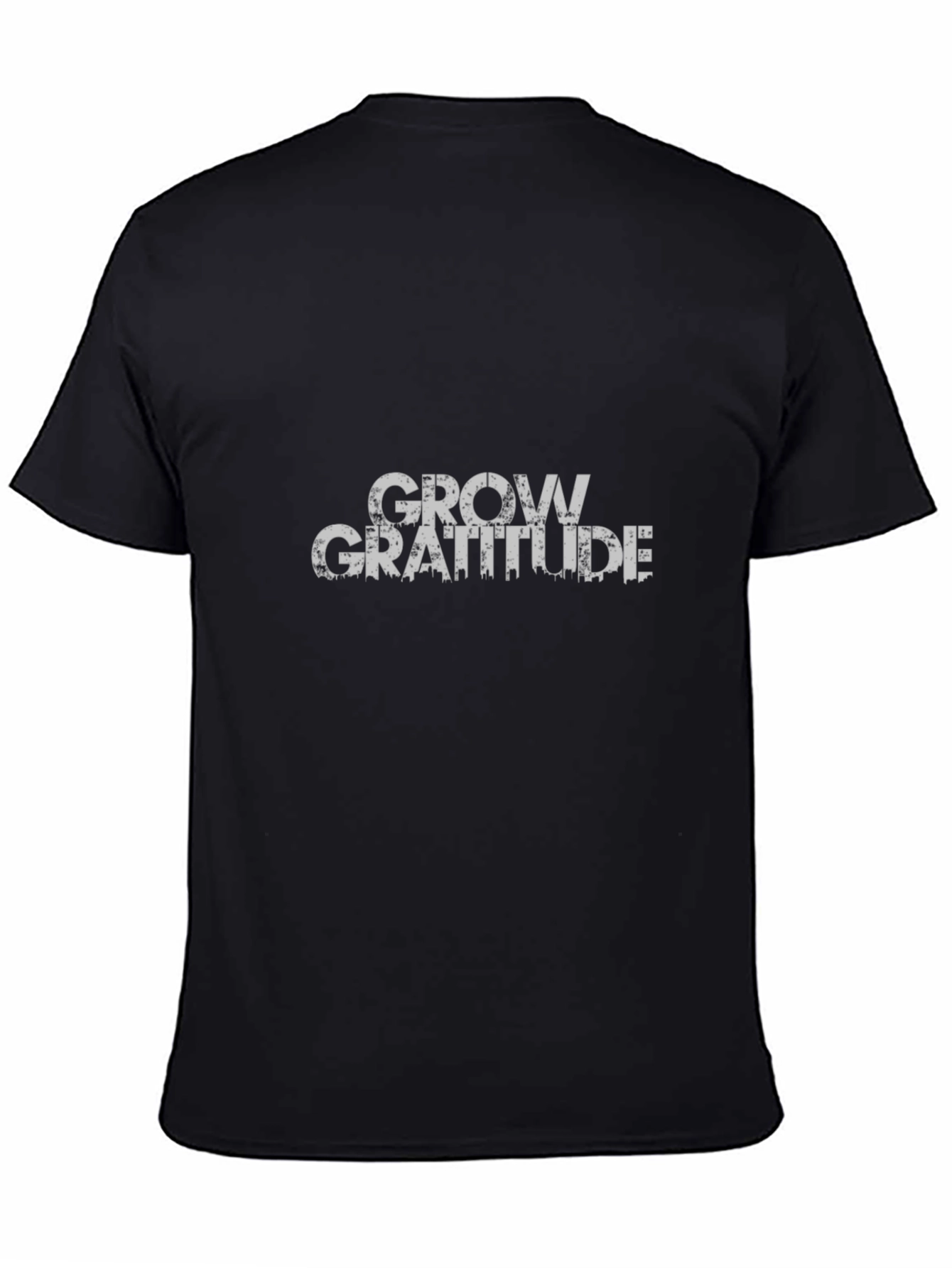 Grow Gratitude Black Graphic Tee