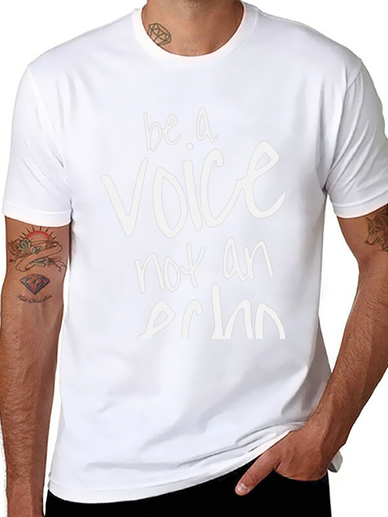 Be A Voice Not An Echo Graphic Tee