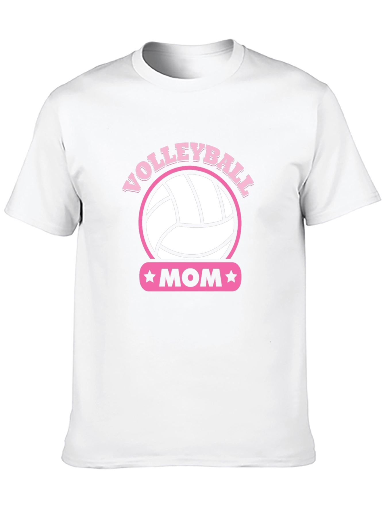 Volleyball Mom T-Shirt - Pink Graphic Tee