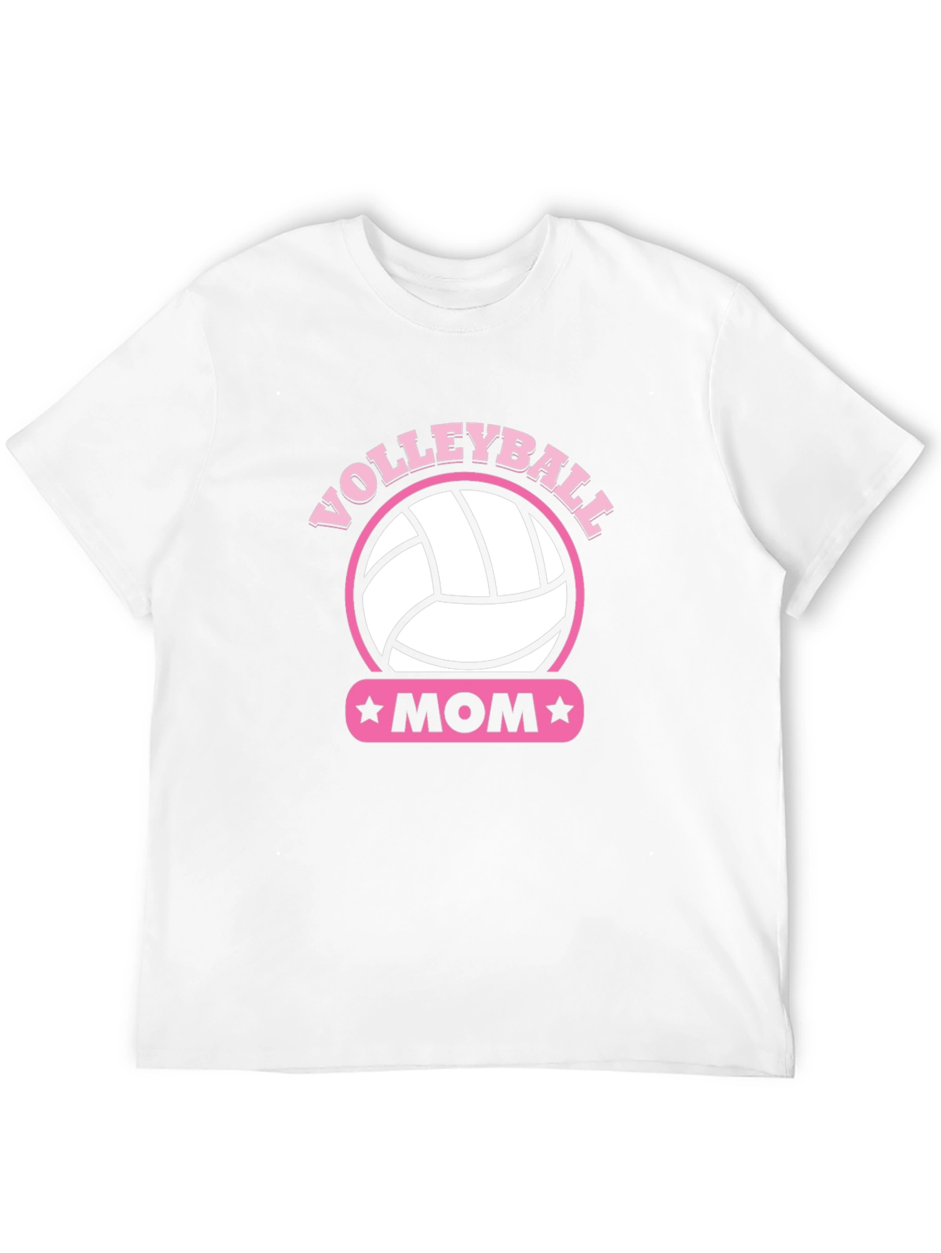 Volleyball Mom T-Shirt - Pink Graphic Tee