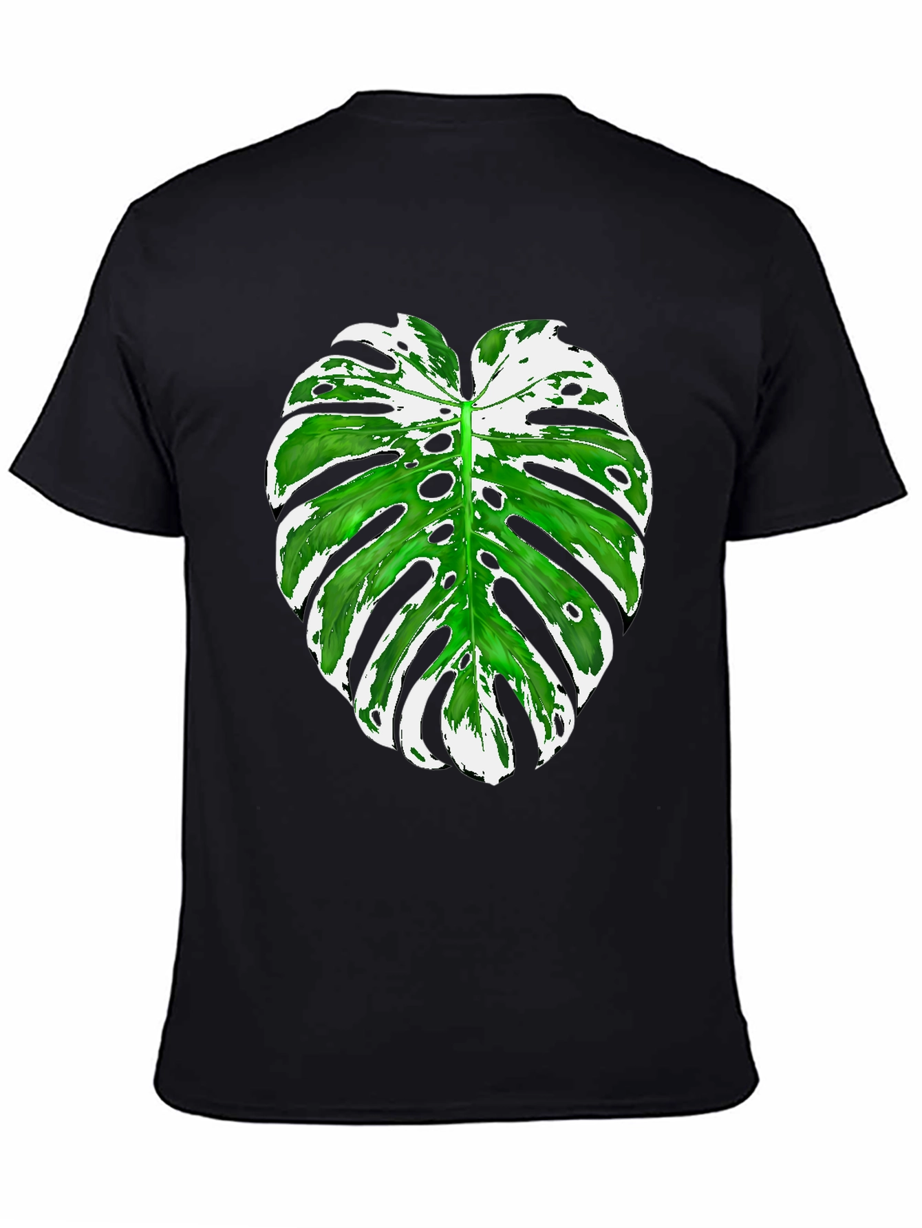 Tropical Monstera Leaf Graphic Tee