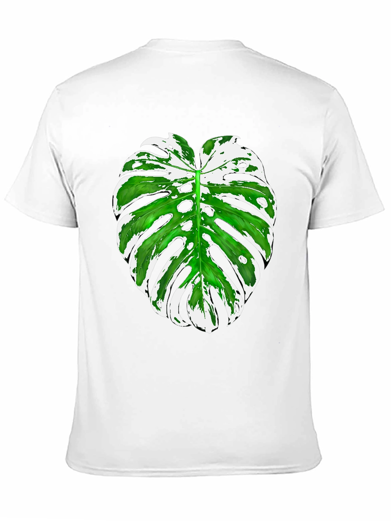Tropical Monstera Leaf Graphic Tee