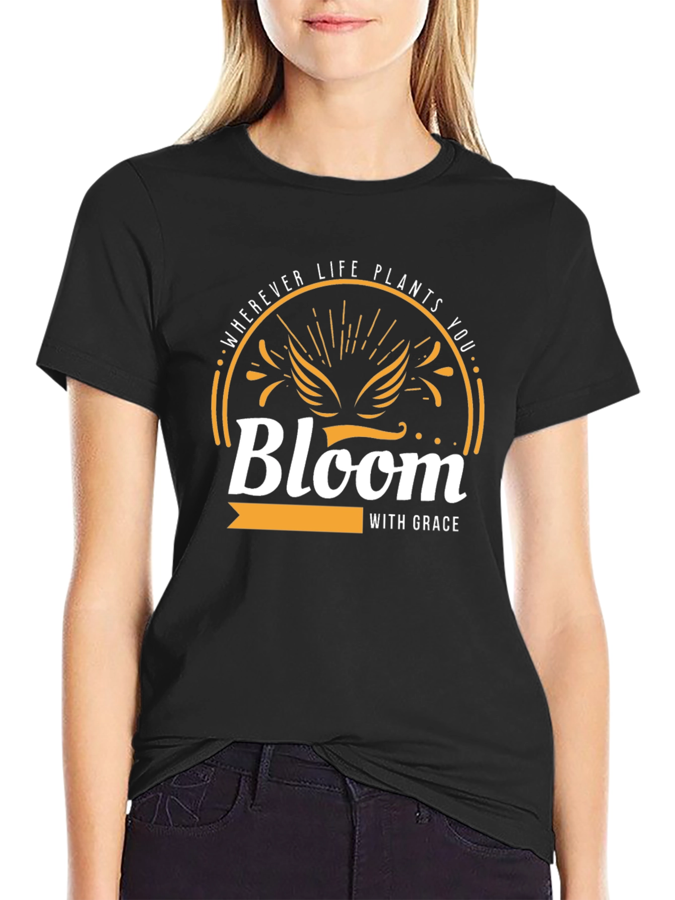 Bloom With Grace Graphic Tee