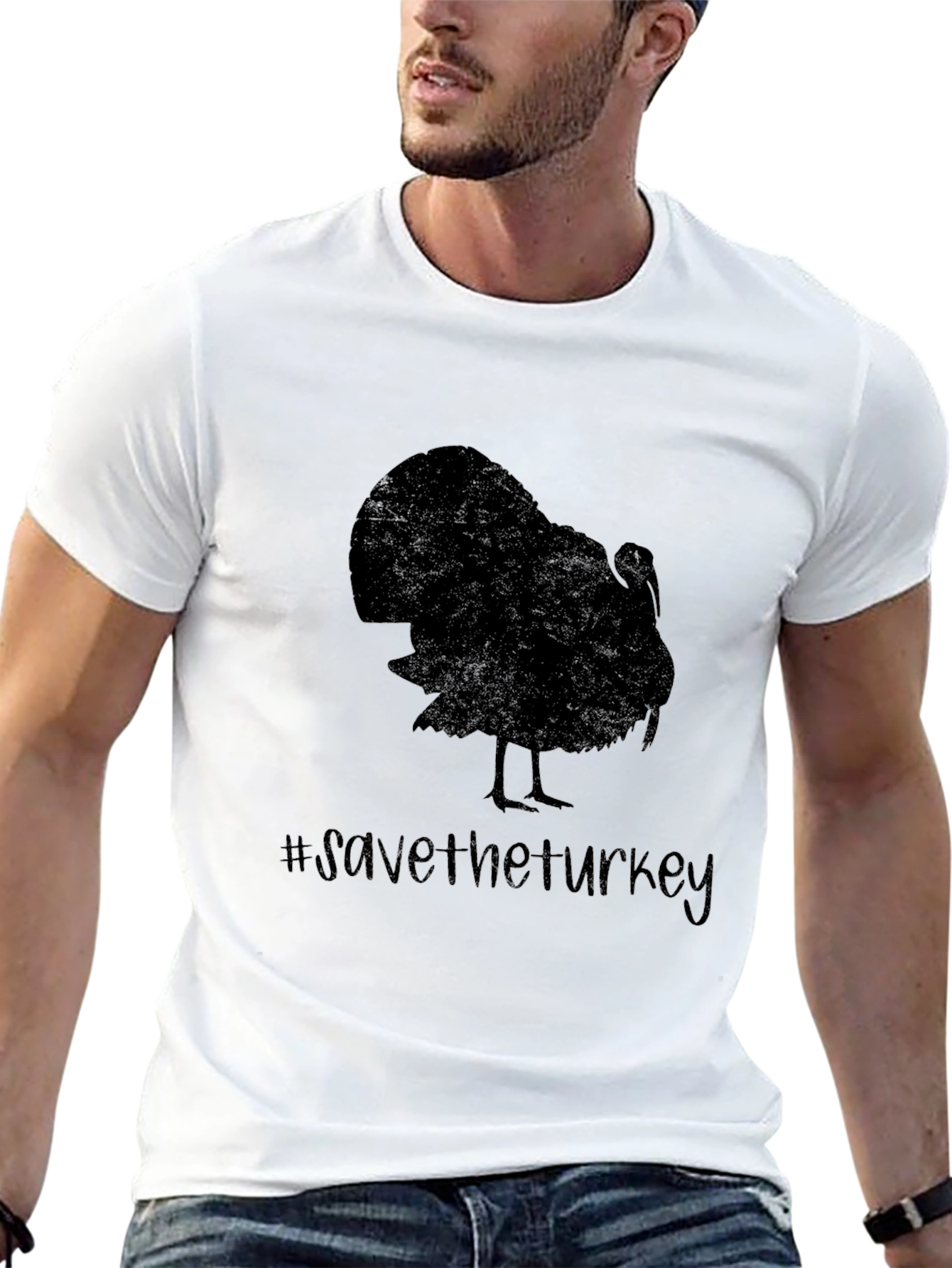 Save the Turkey T-Shirt - Black