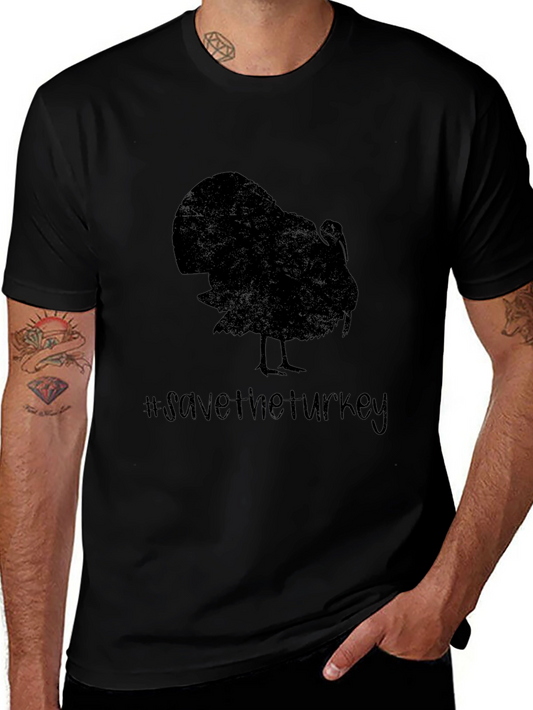 Save the Turkey T-Shirt - Black