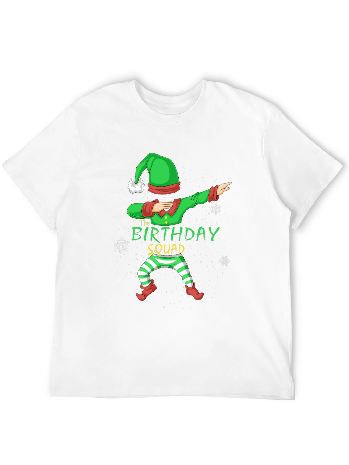 Birthday Squad Elf Dabbing T-Shirt