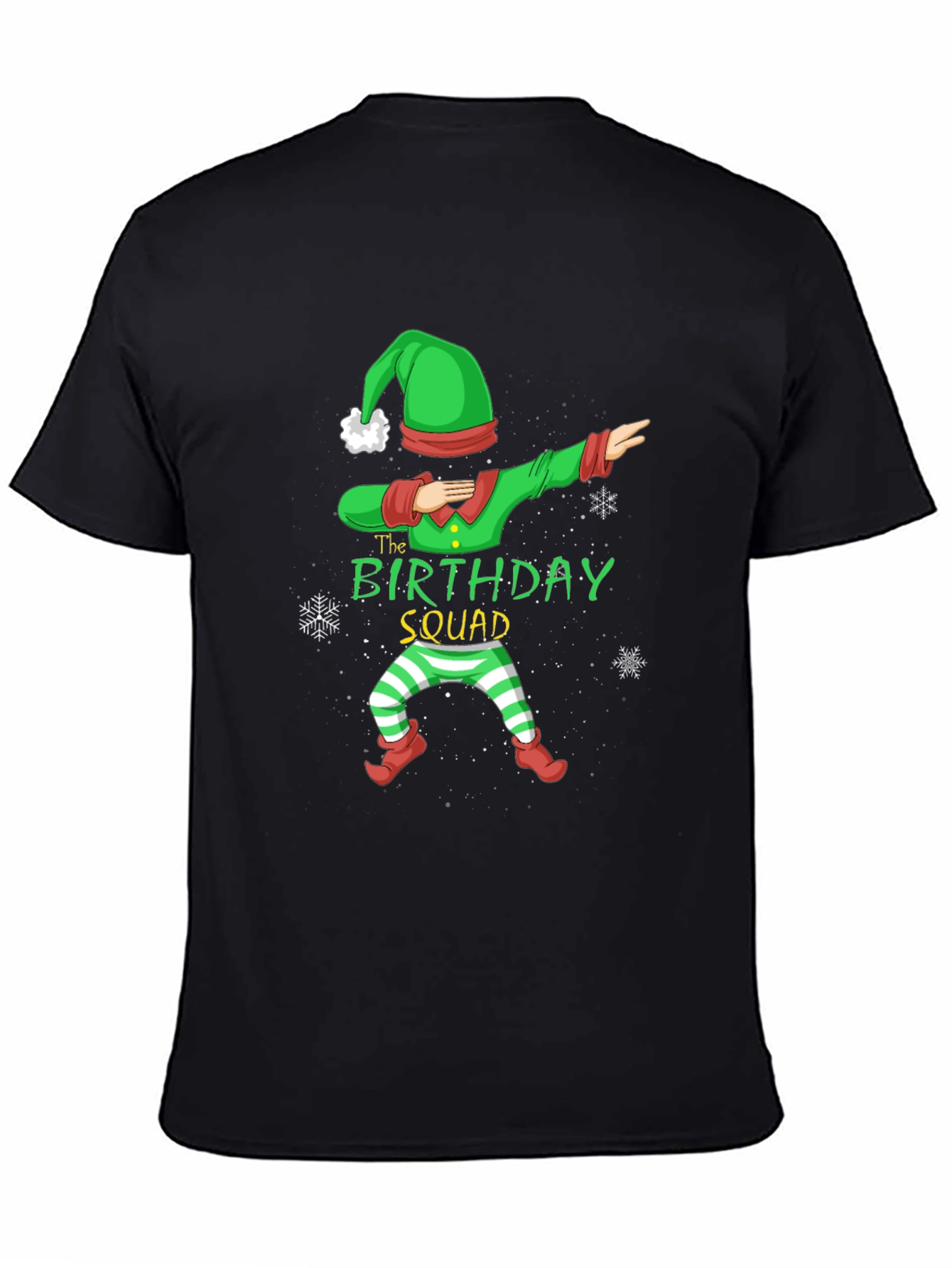 Birthday Squad Elf Dabbing T-Shirt