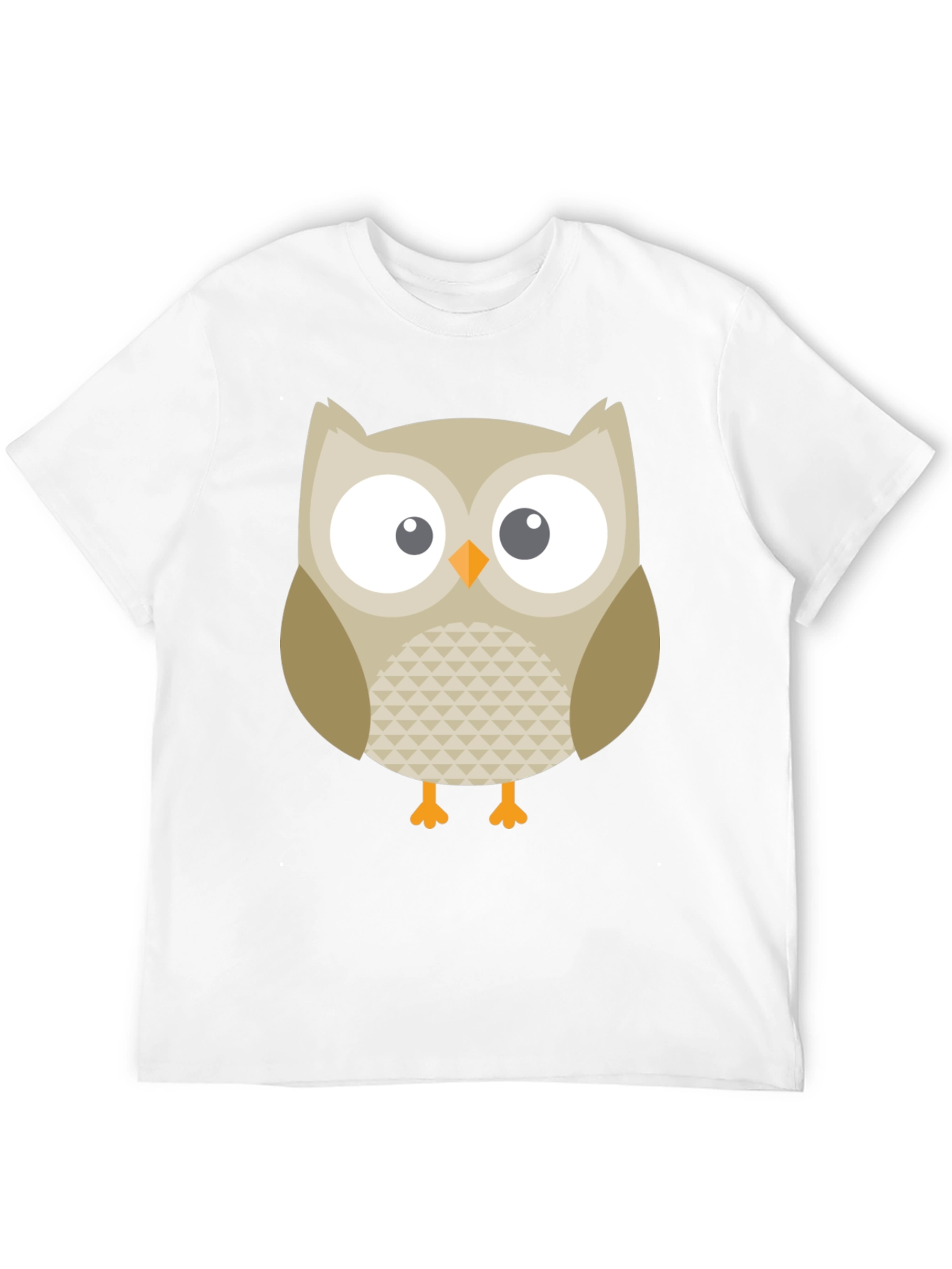 Owl Graphic Print Black T-Shirt