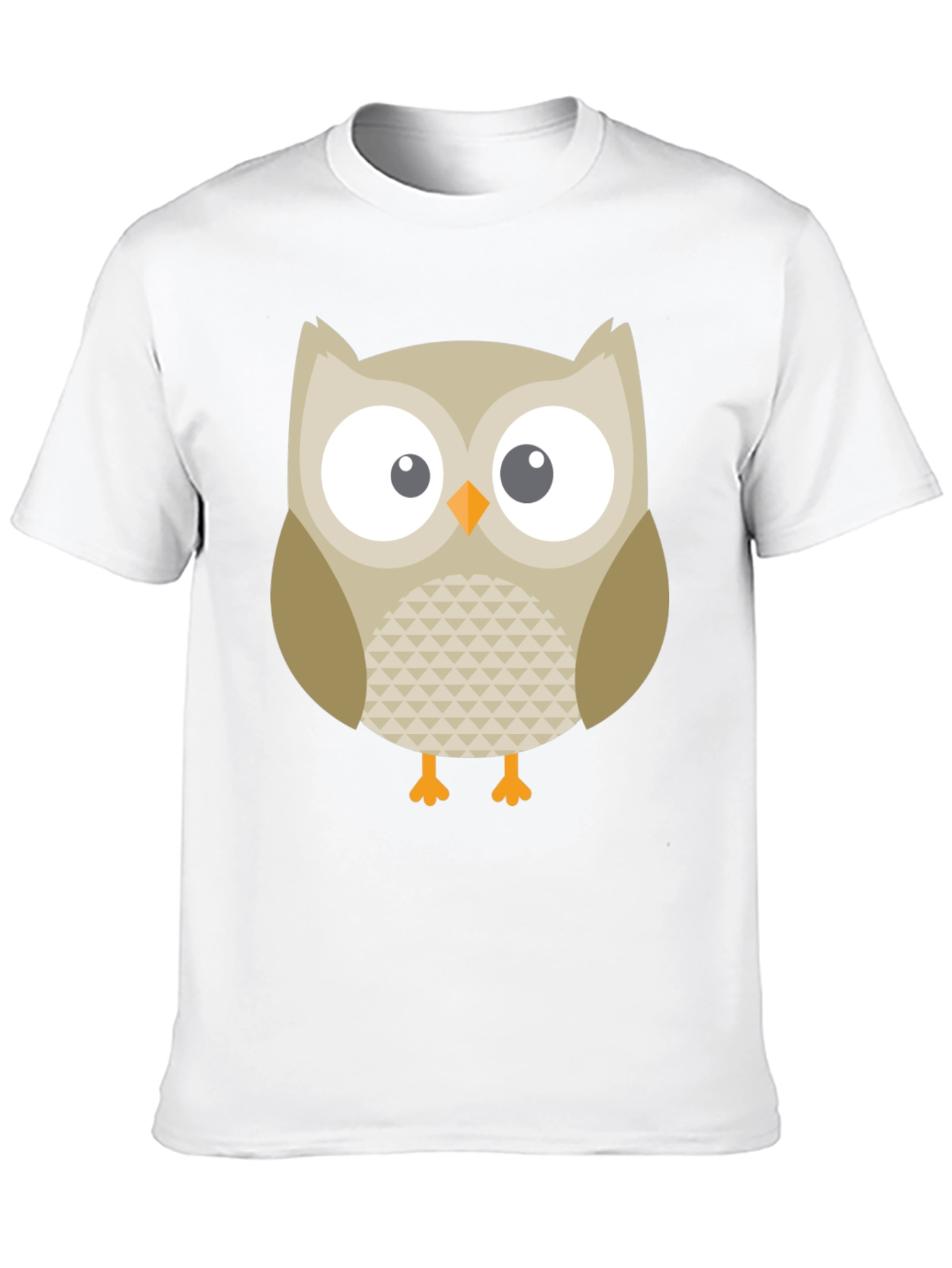Owl Graphic Print Black T-Shirt