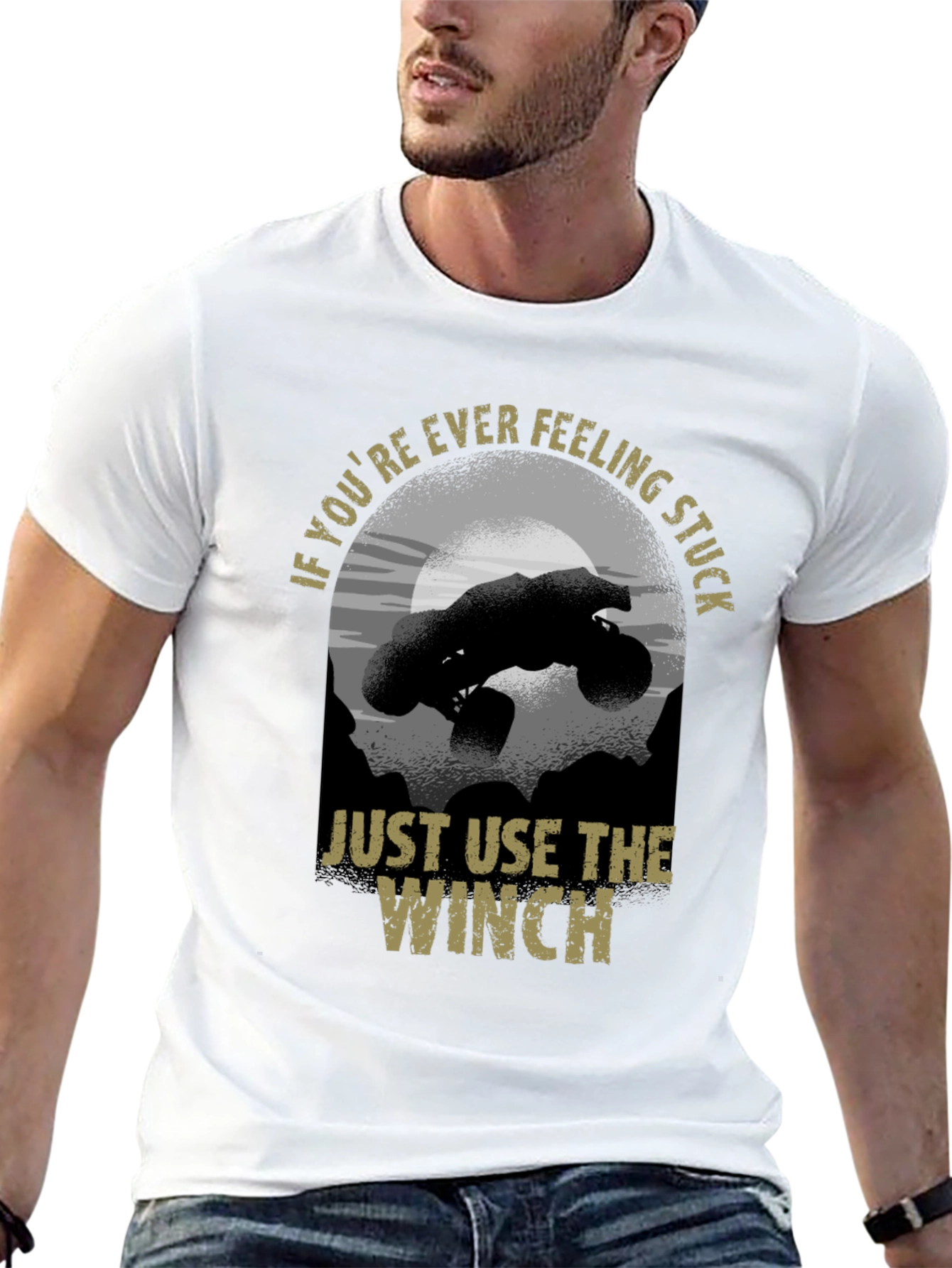 Just Use The Winch Black T-Shirt