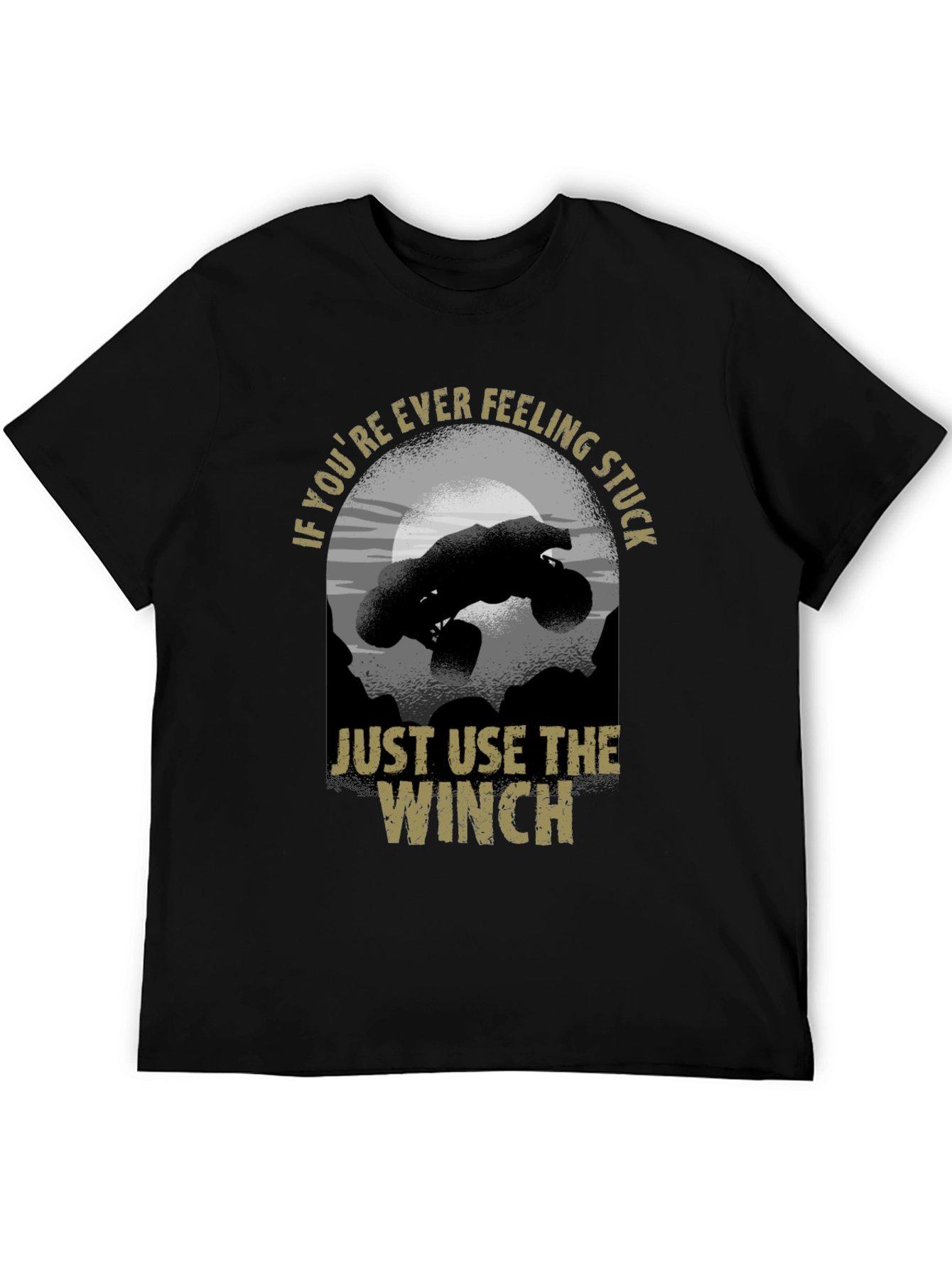 Just Use The Winch Black T-Shirt