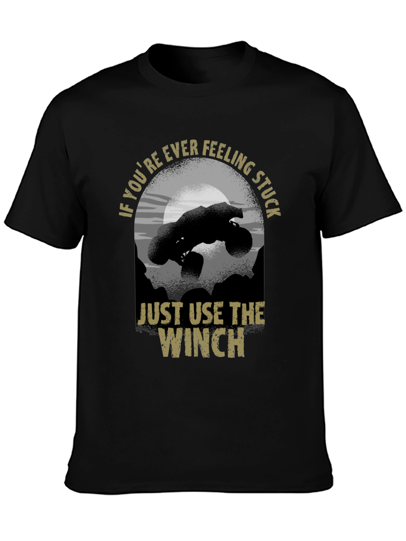 Just Use The Winch Black T-Shirt