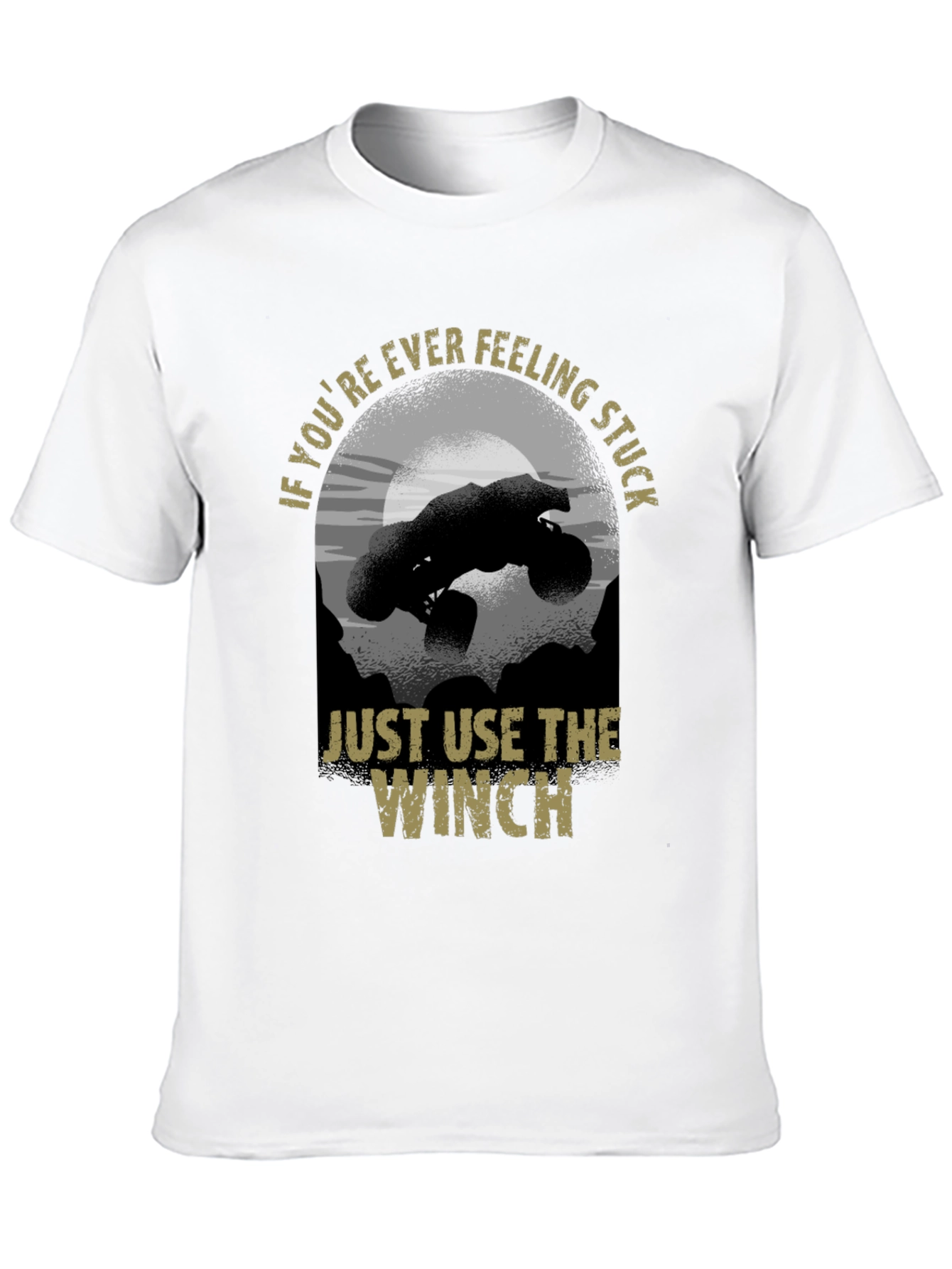 Just Use The Winch Black T-Shirt