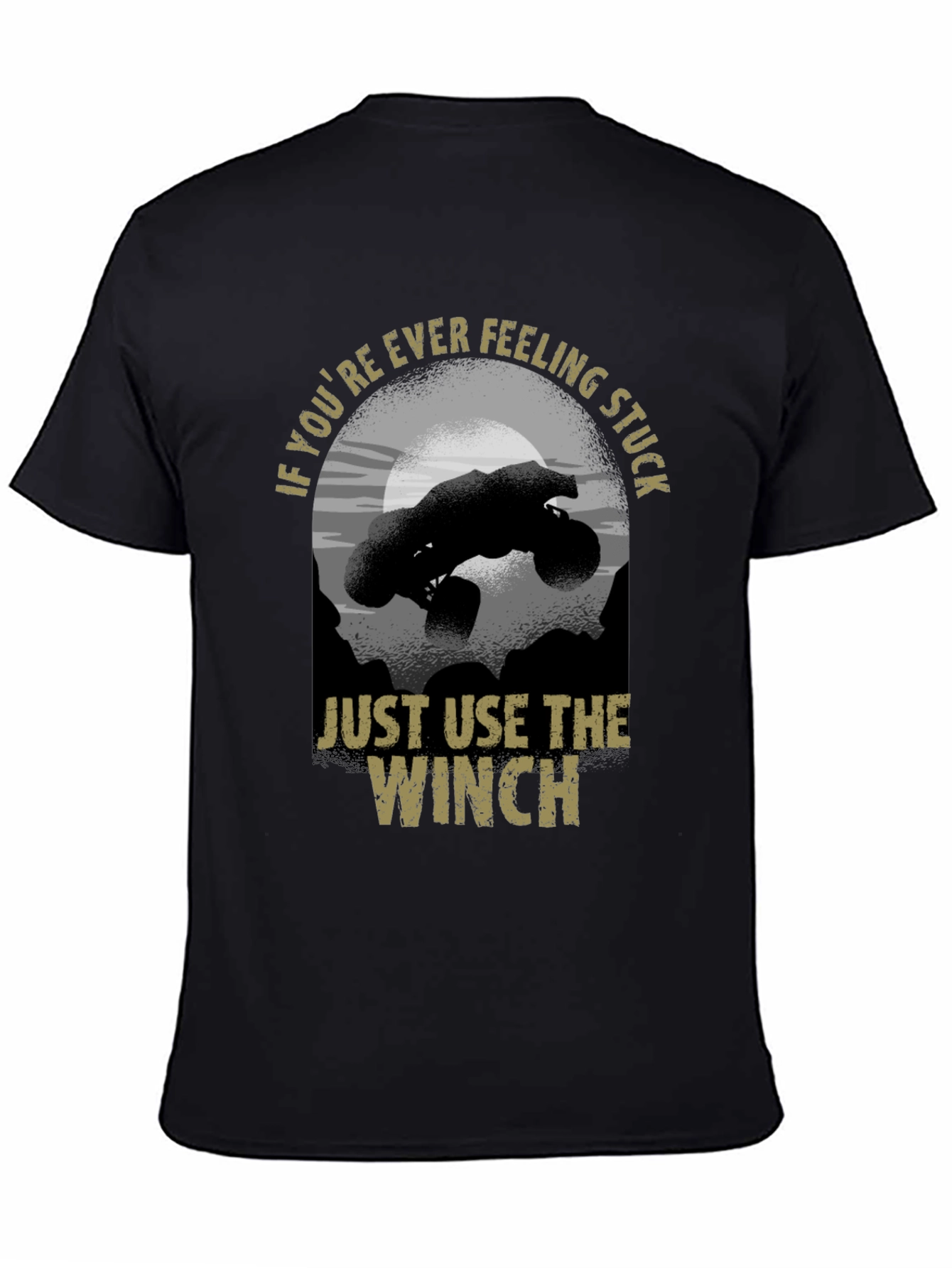 Just Use The Winch Black T-Shirt