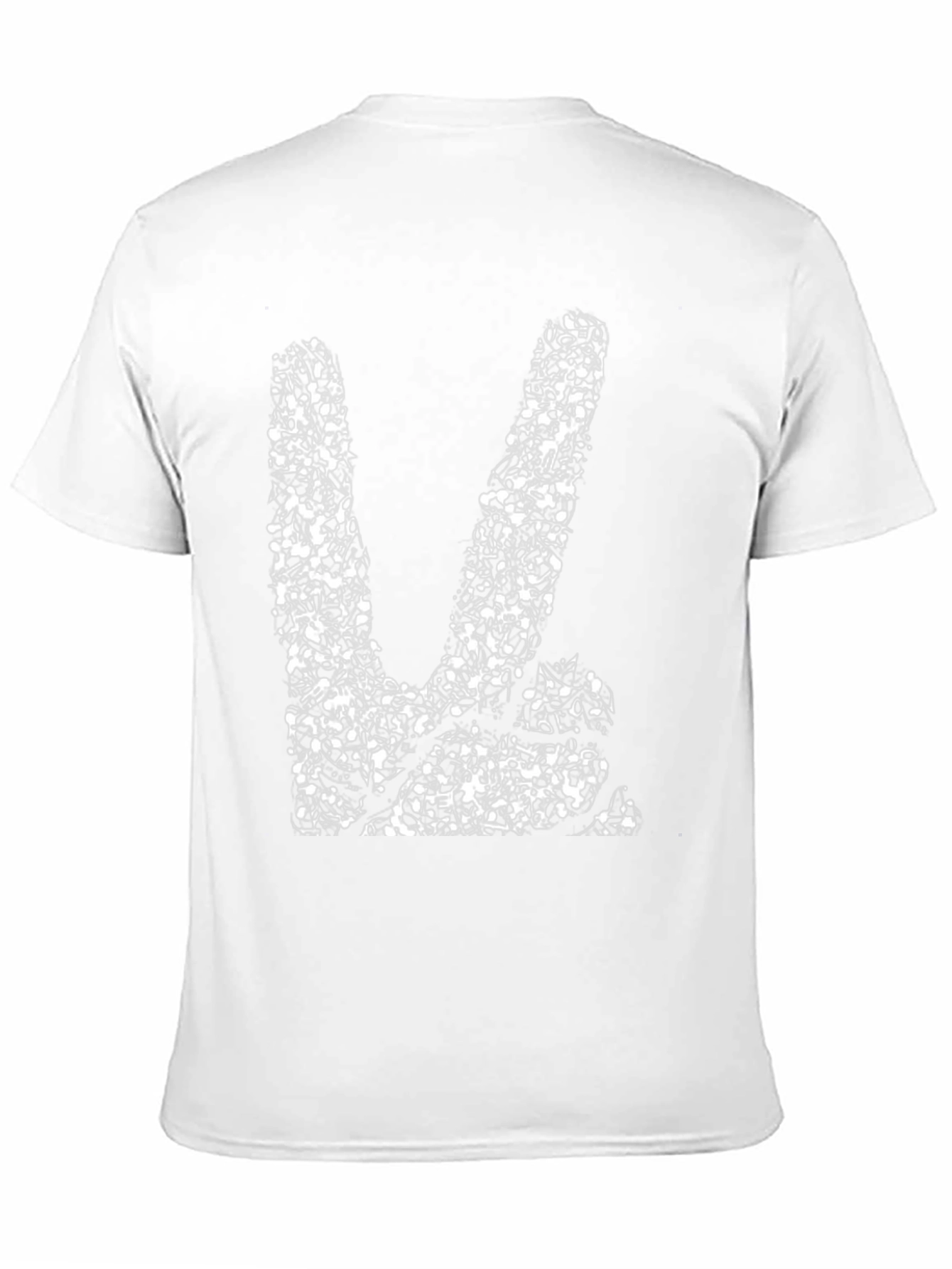 Music Note Peace Sign Graphic Tee