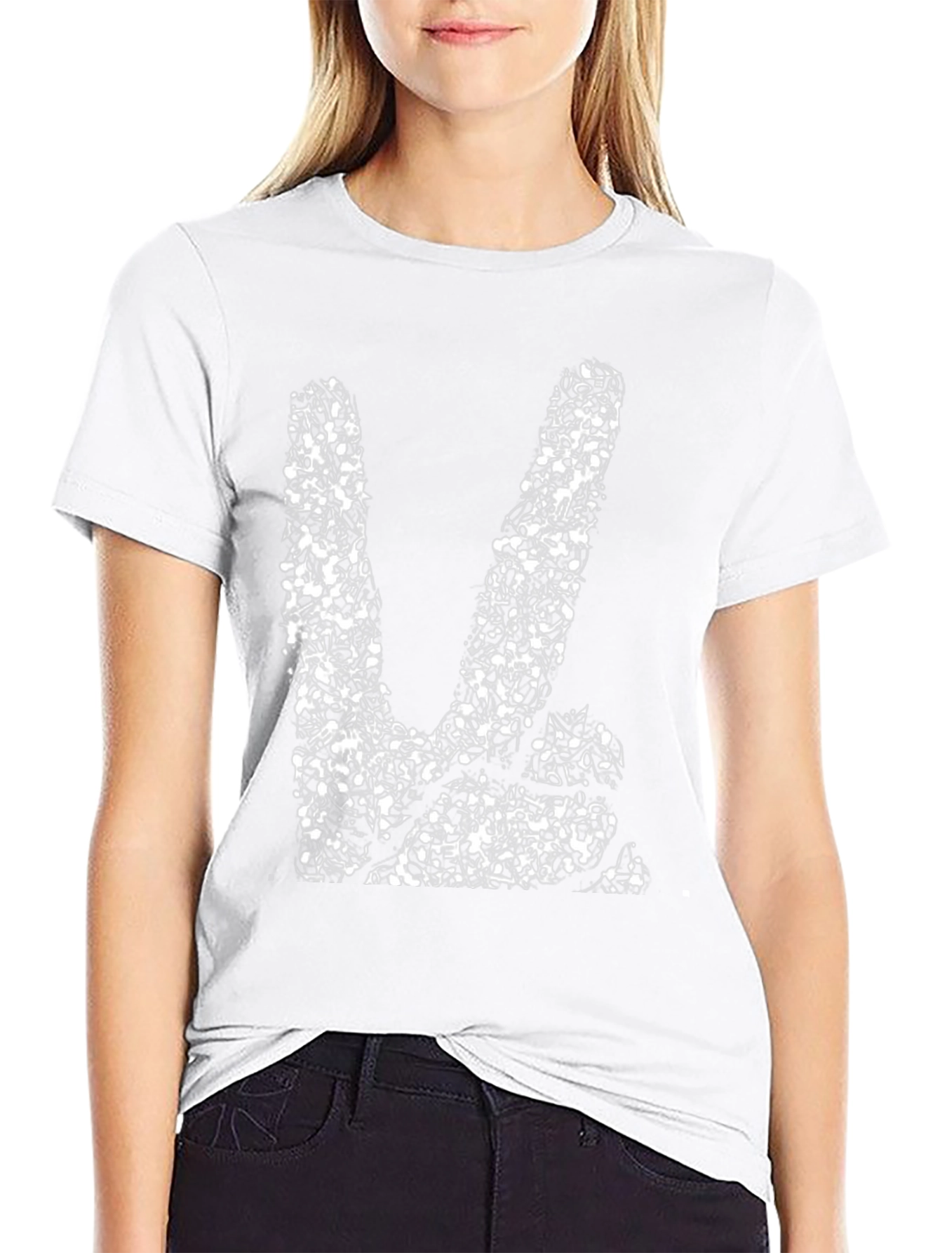 Music Note Peace Sign Graphic Tee