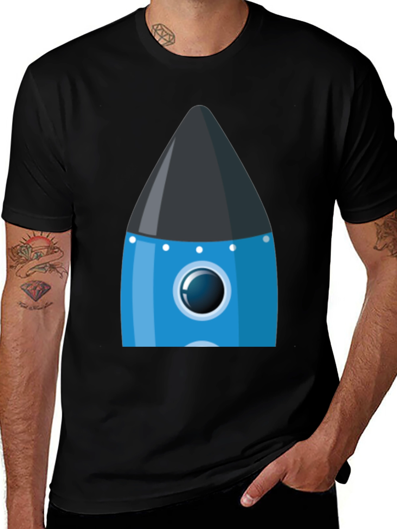 Rocket Ship T-Shirt - Blast Off in Style!