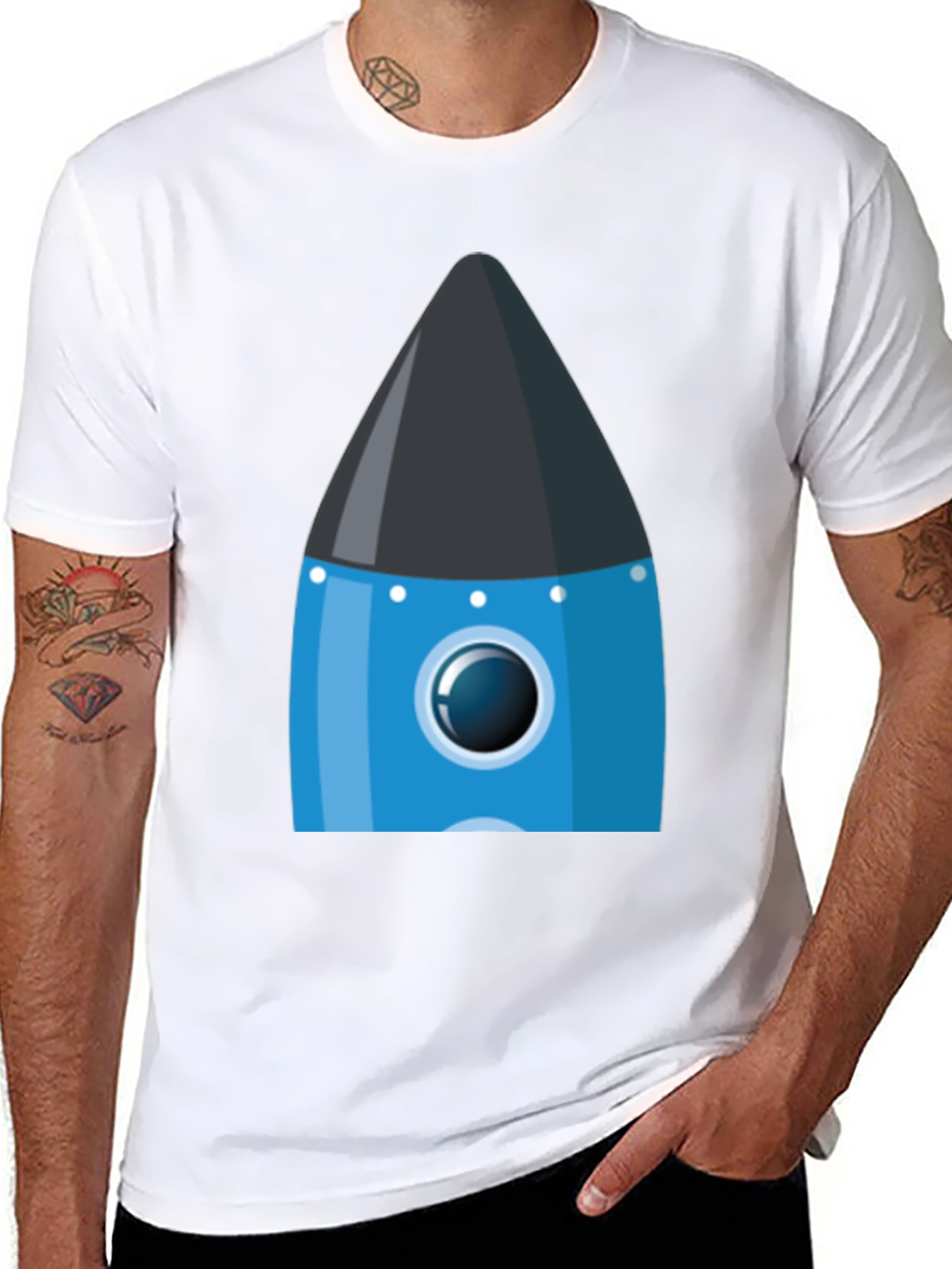 Rocket Ship T-Shirt - Blast Off in Style!