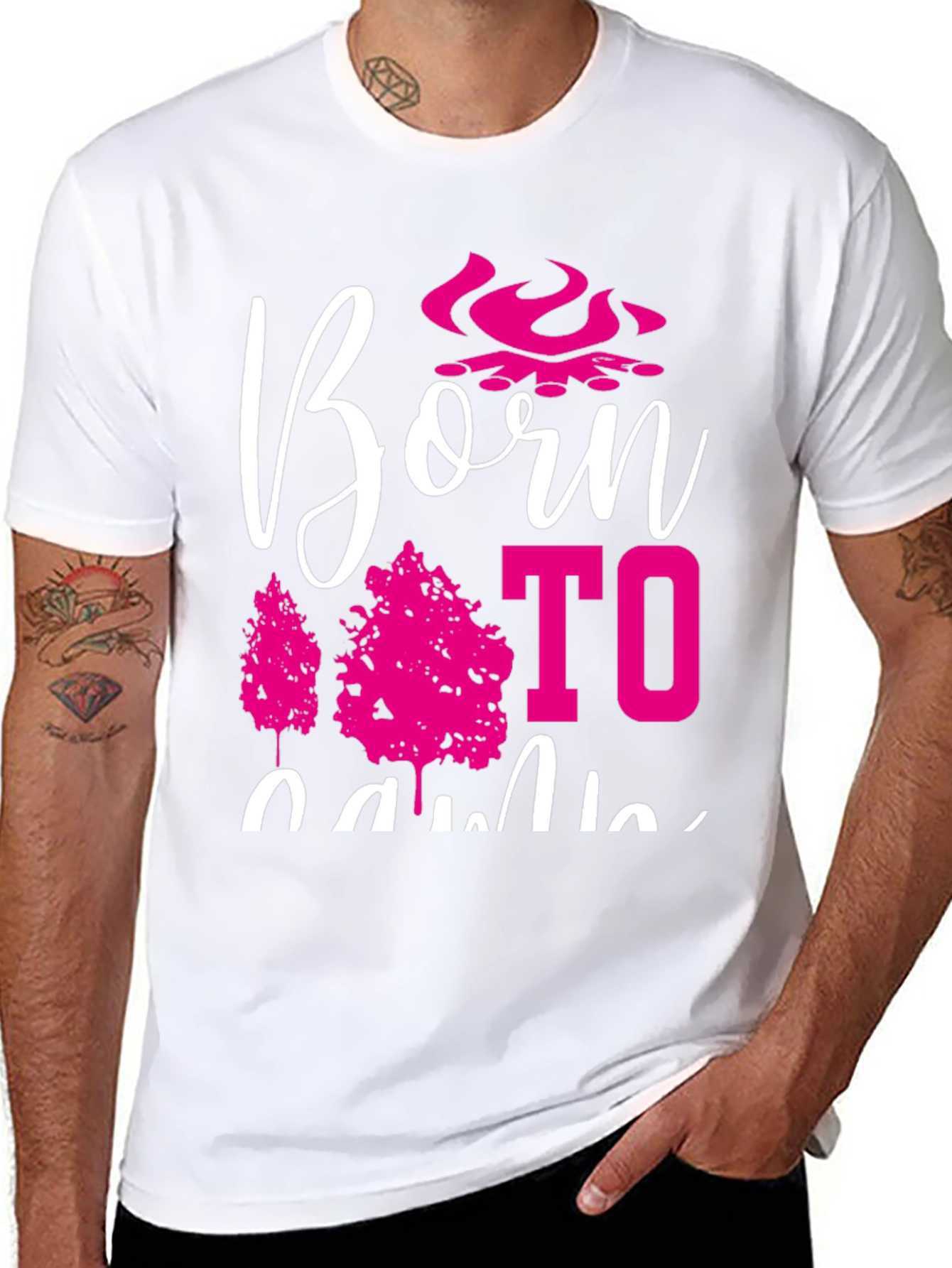 Born To Camp T-Shirt - Adventure Apparel