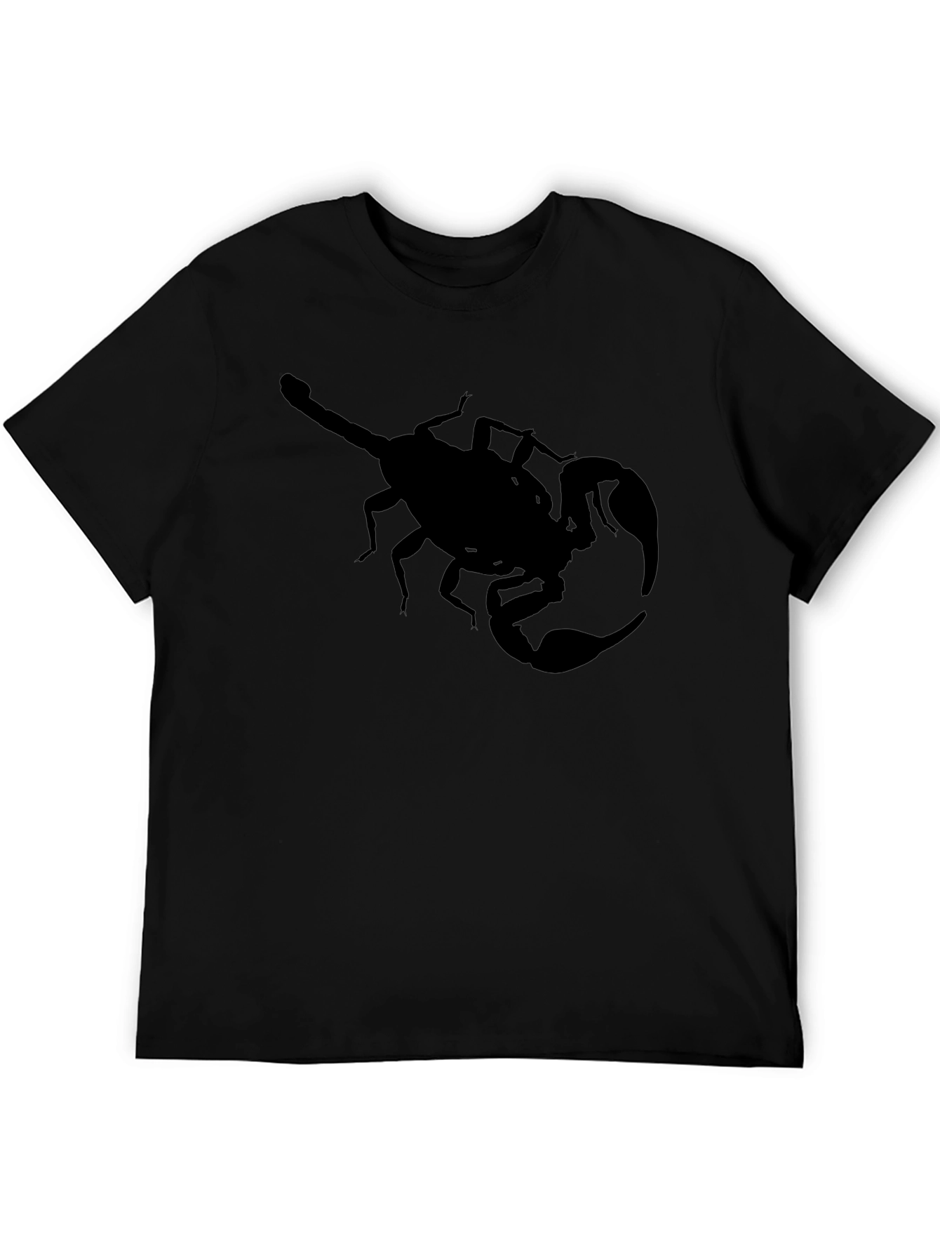 Mens Black Scorpion Graphic Tee