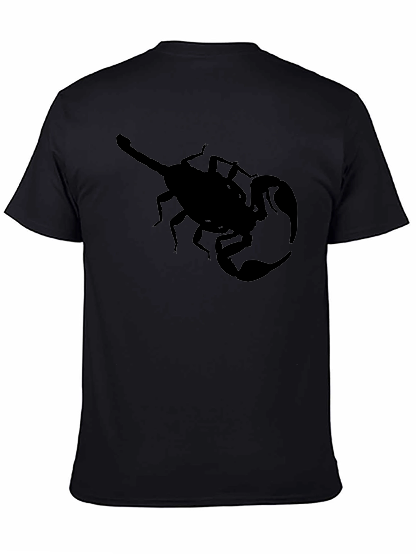Mens Black Scorpion Graphic Tee