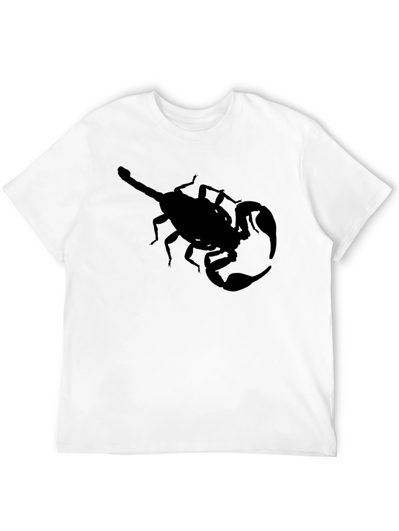 Mens Black Scorpion Graphic Tee