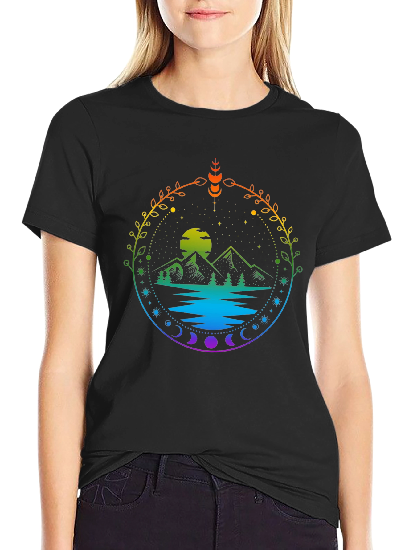 Nature Scene Graphic T-Shirt