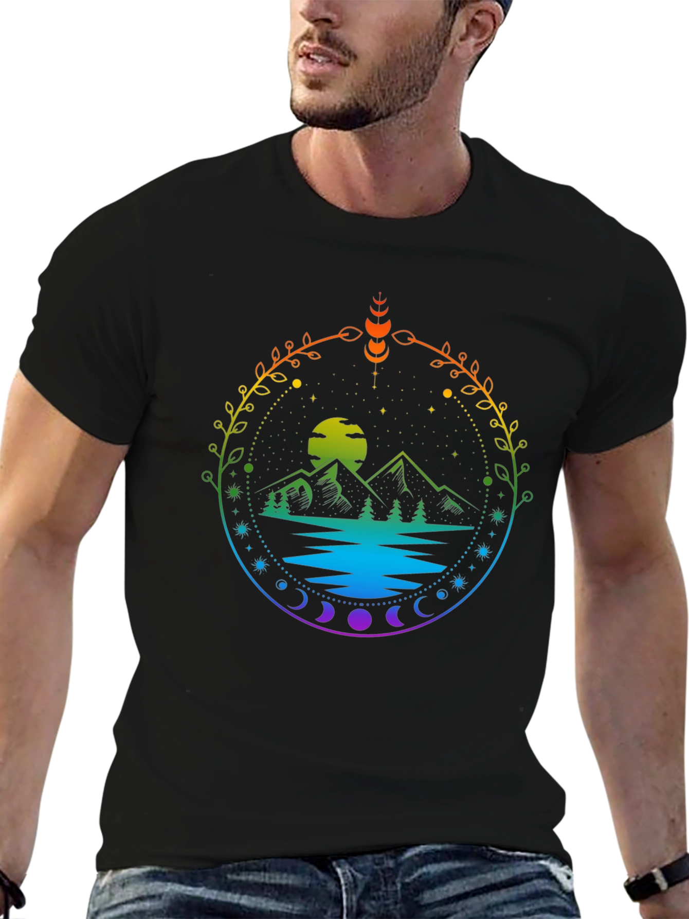 Nature Scene Graphic T-Shirt