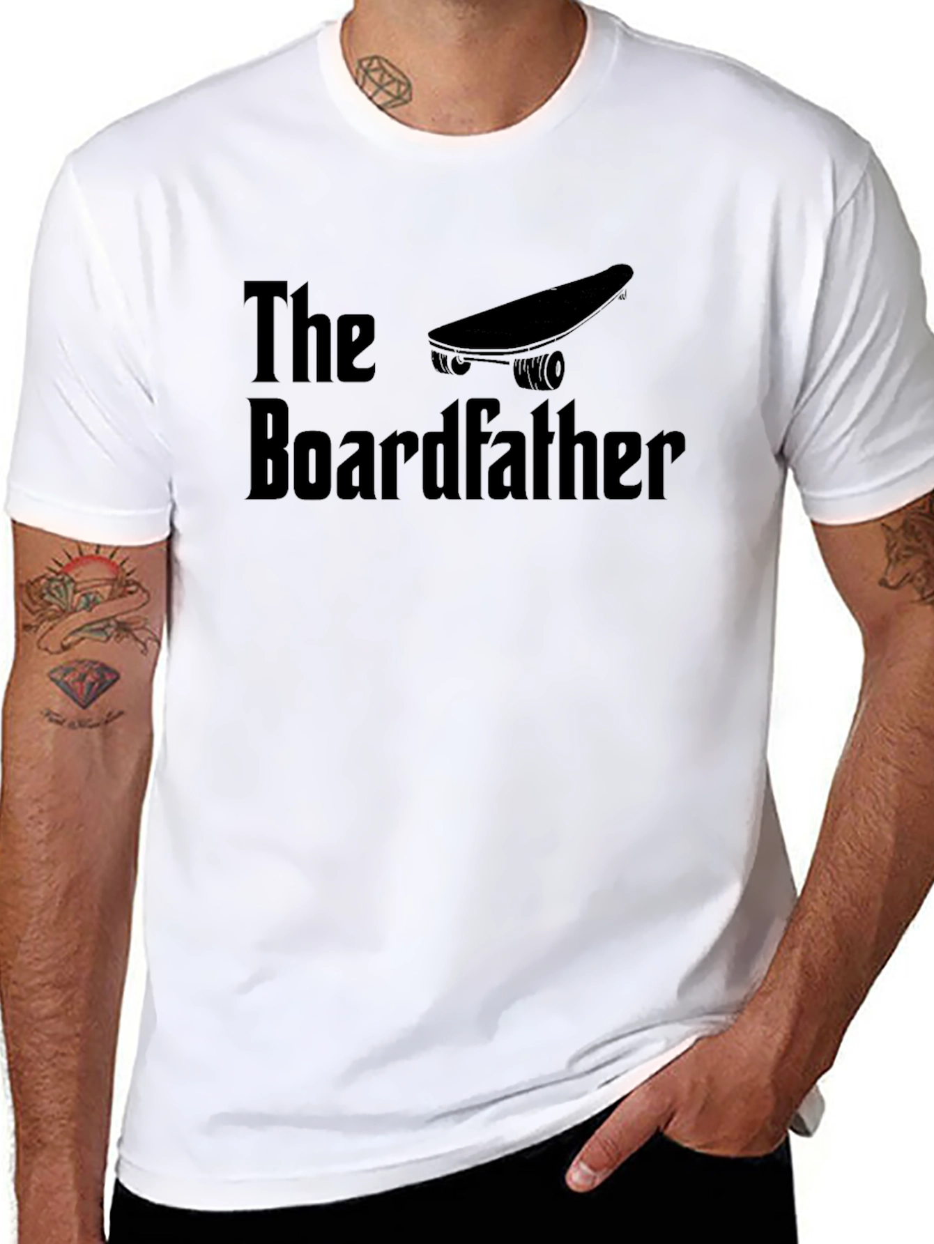 The Boardfather Skateboarder Graphic T-Shirt