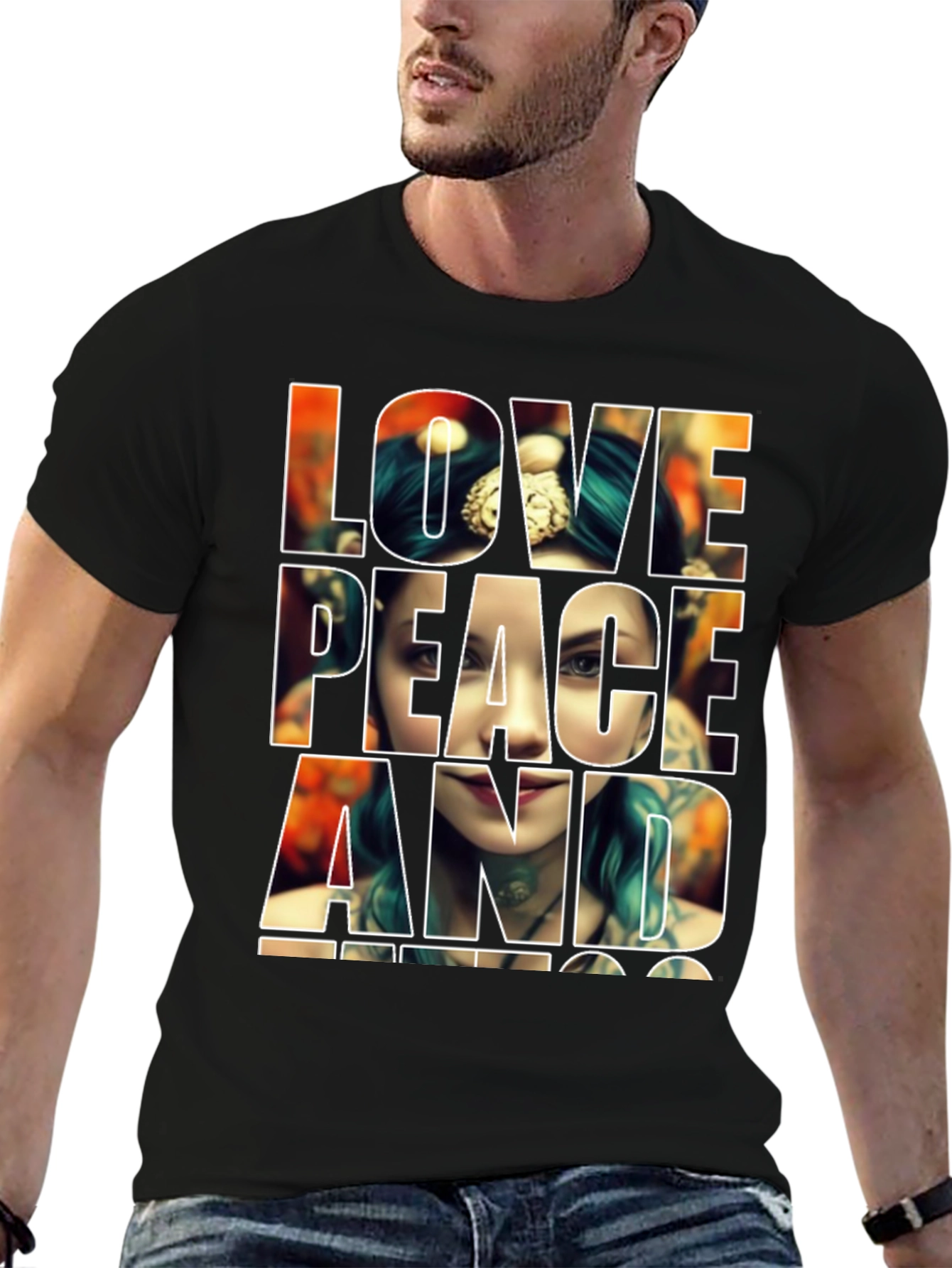 Love Peace Tattoo Tee